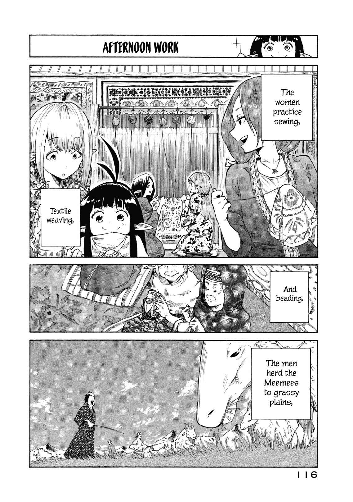 Mazumeshi Elf to Yuboku gurashi Chapter 4 page 6