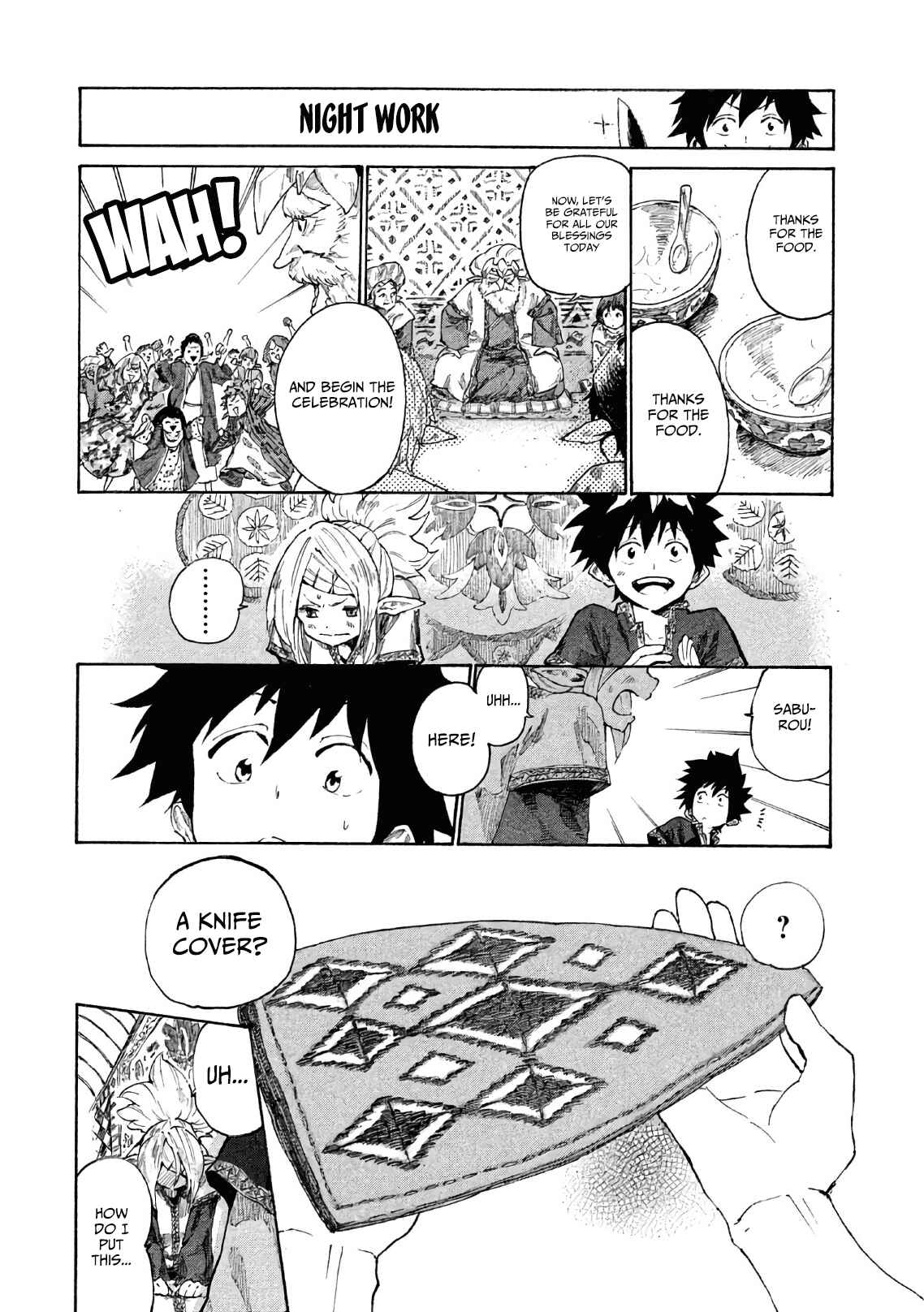 Mazumeshi Elf to Yuboku gurashi Chapter 4 page 8