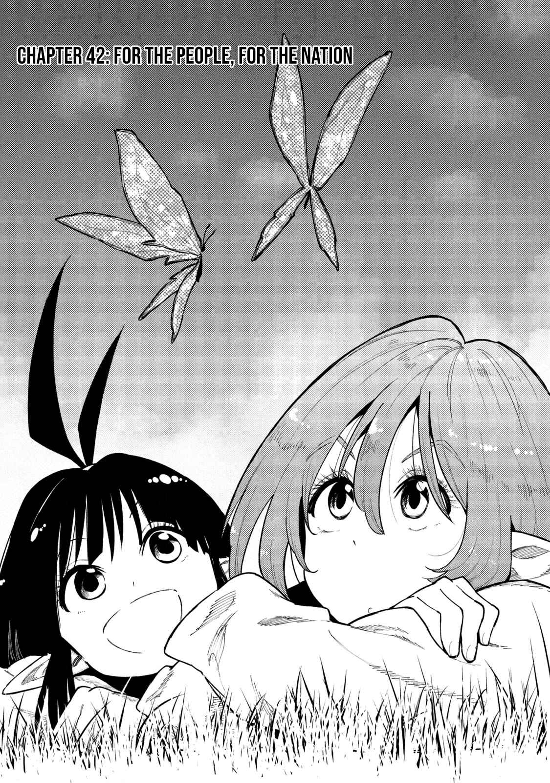Mazumeshi Elf to Yuboku gurashi Chapter 42 page 0
