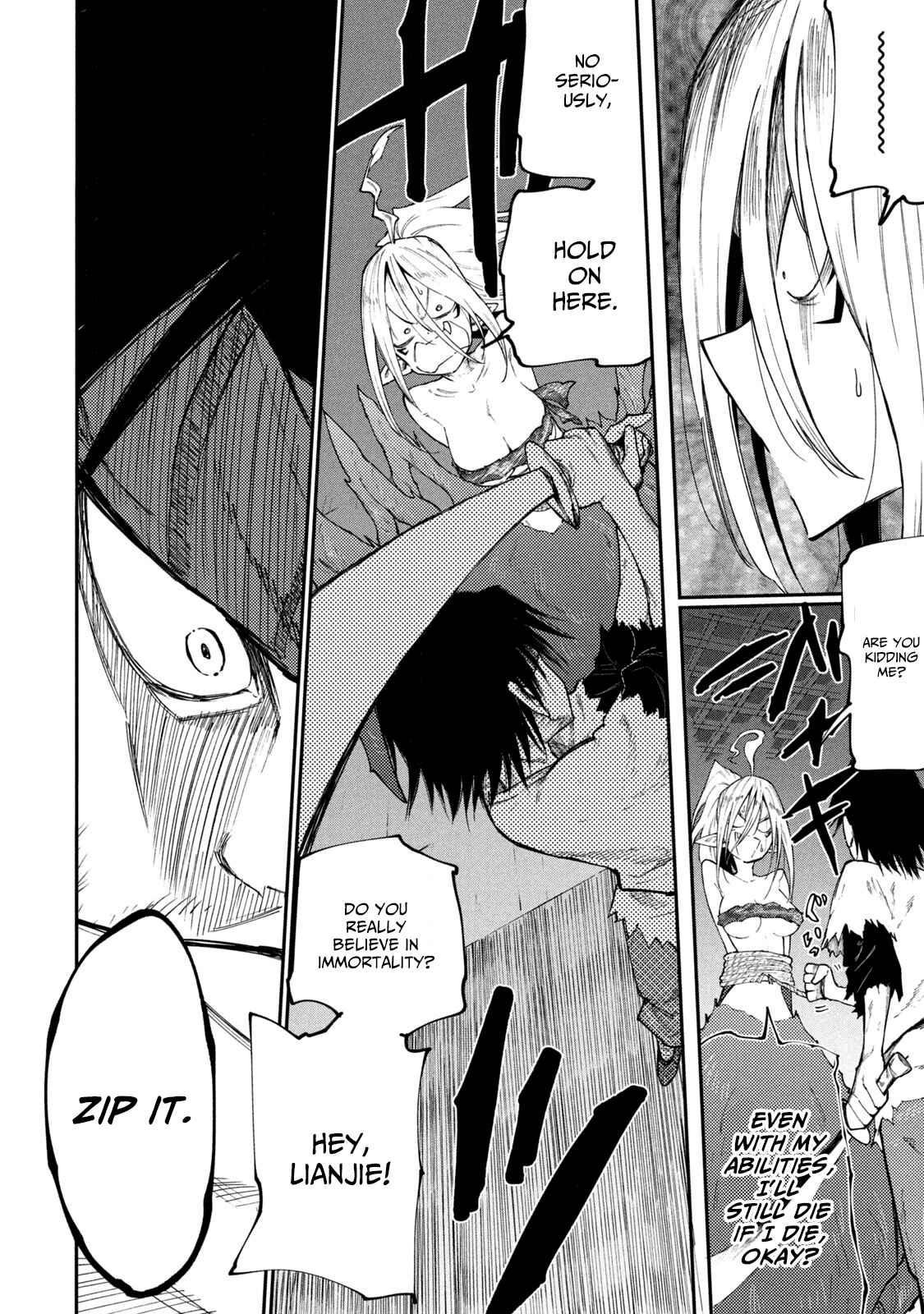 Mazumeshi Elf to Yuboku gurashi Chapter 42 page 15