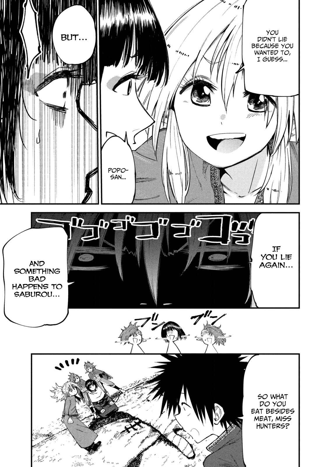 Mazumeshi Elf to Yuboku gurashi Chapter 48 page 14