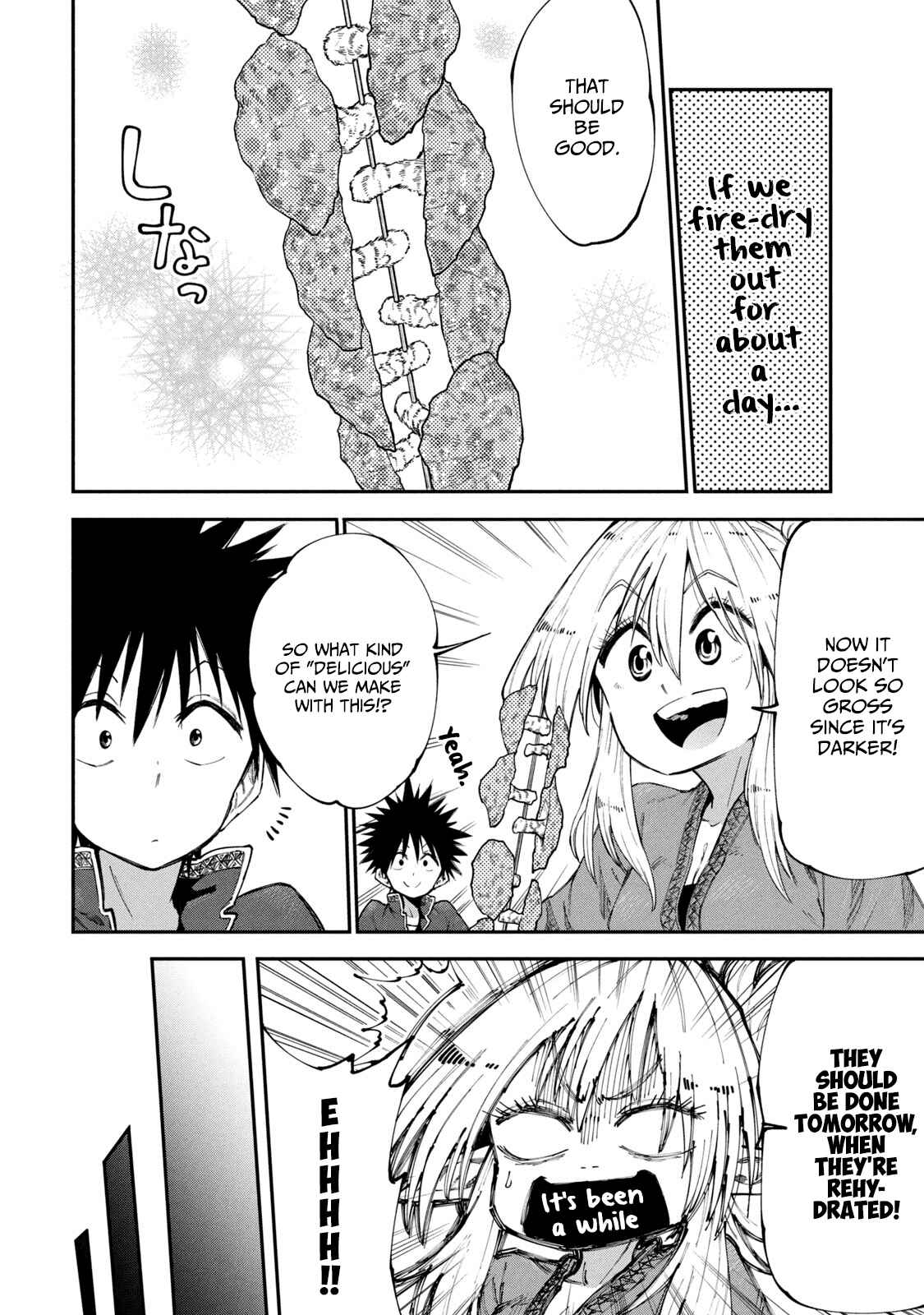 Mazumeshi Elf to Yuboku gurashi Chapter 48 page 17