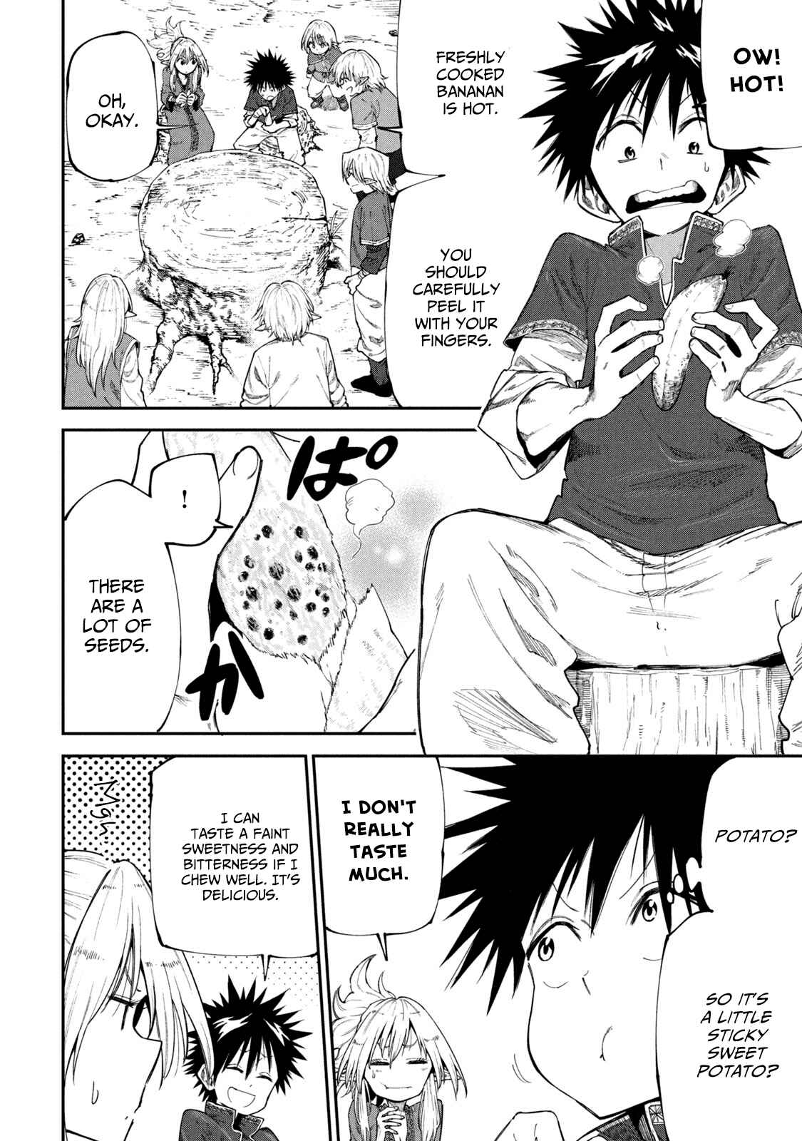 Mazumeshi Elf to Yuboku gurashi Chapter 48 page 1