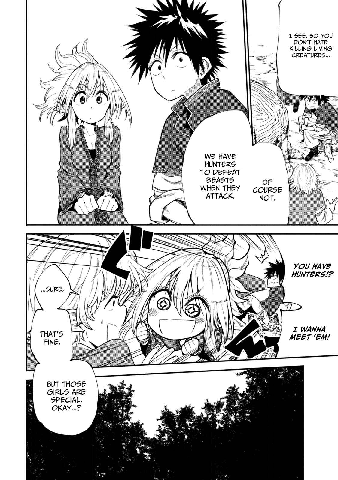 Mazumeshi Elf to Yuboku gurashi Chapter 48 page 3