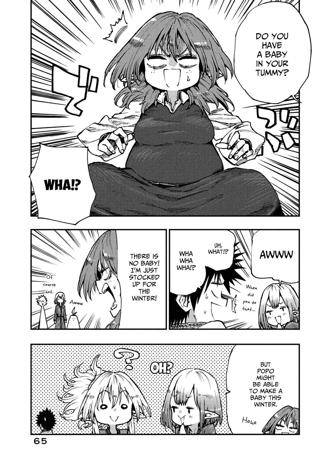 Mazumeshi Elf to Yuboku gurashi Chapter 56 page 2
