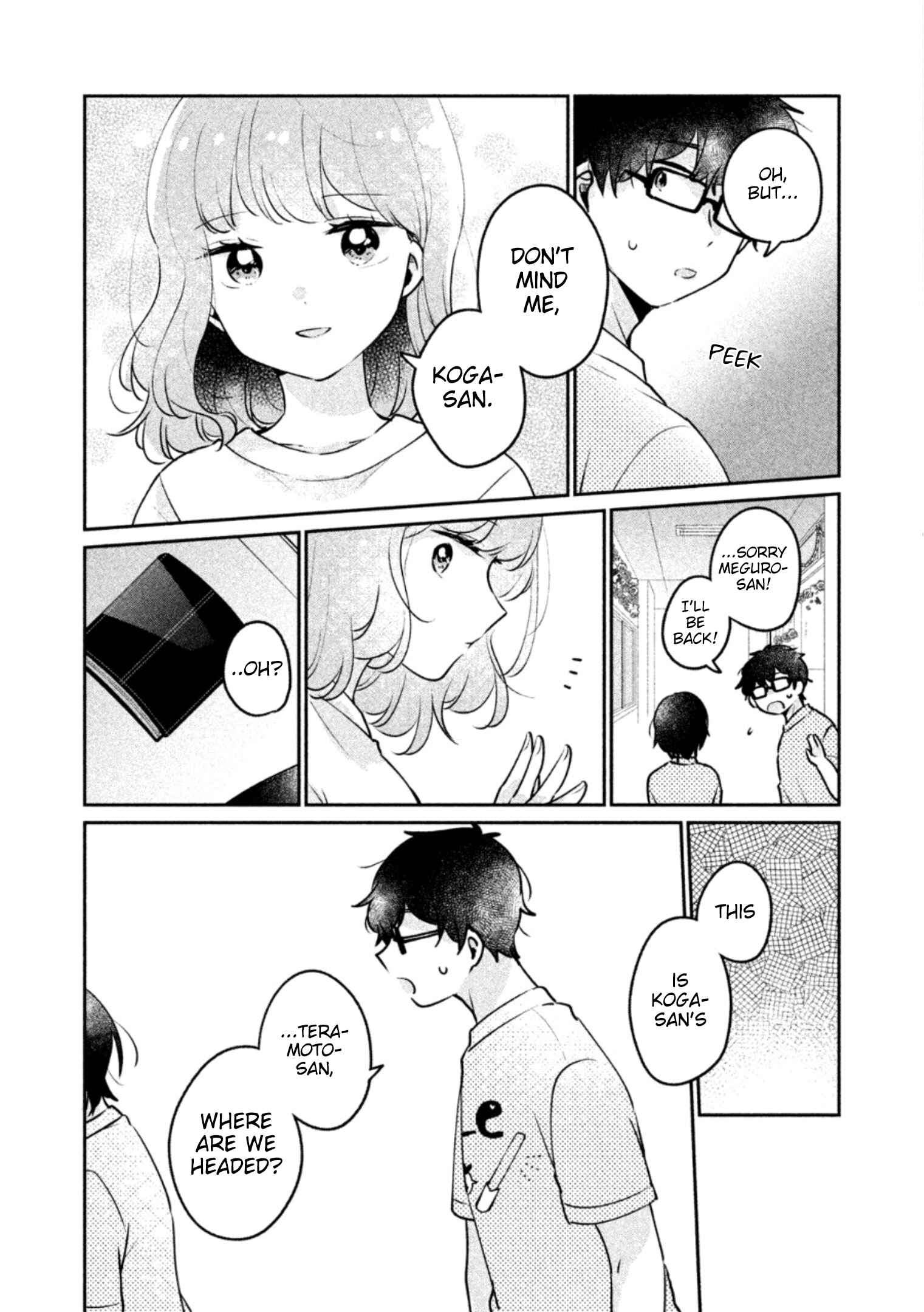 Meguro-san wa Hajimete ja Nai Chapter 22 page 12