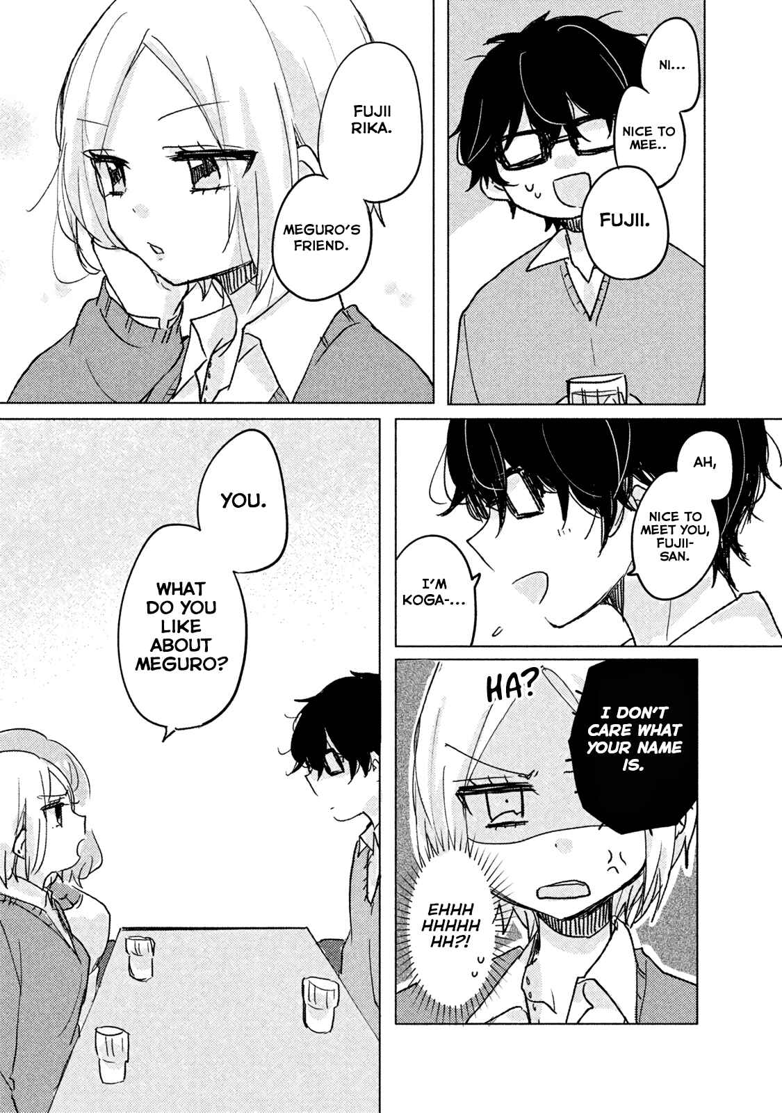 Meguro-san wa Hajimete ja Nai Chapter 4 page 4