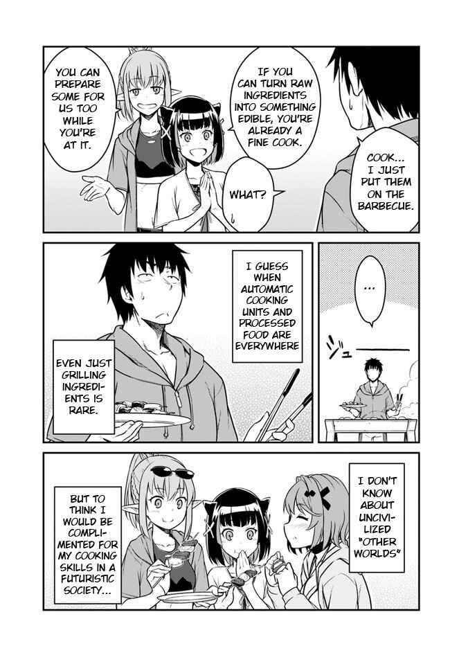 Mezametara Saikyou Soubi to Uchuusenmochi Datta node, Ikkodate Mezashite Youhei toshite Jiyuu ni Ikitai Chapter 28.2 page 3