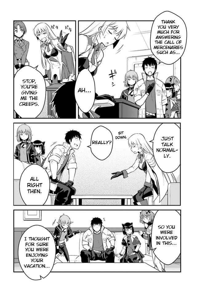 Mezametara Saikyou Soubi to Uchuusenmochi Datta node, Ikkodate Mezashite Youhei toshite Jiyuu ni Ikitai Chapter 31.1 page 13