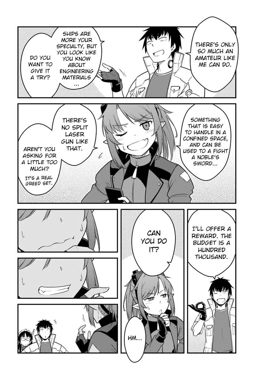 Mezametara Saikyou Soubi to Uchuusenmochi Datta node, Ikkodate Mezashite Youhei toshite Jiyuu ni Ikitai Chapter 43.1 page 11