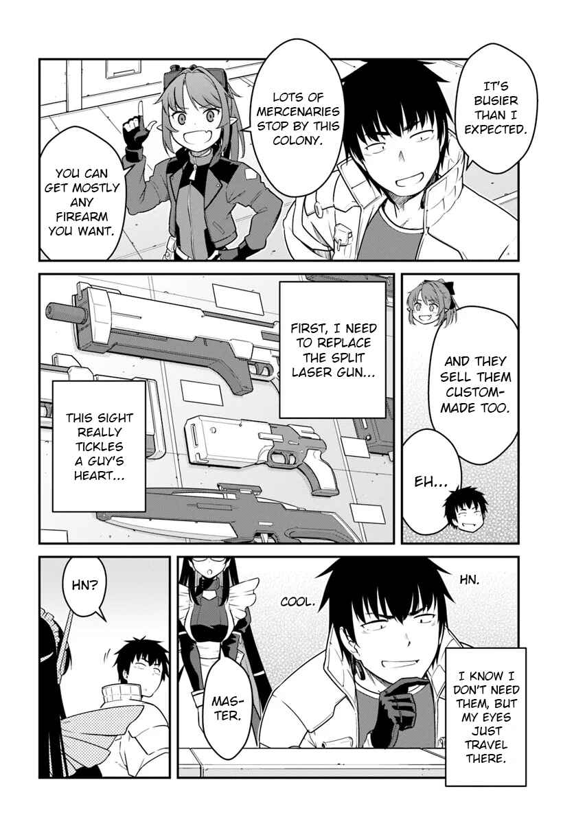 Mezametara Saikyou Soubi to Uchuusenmochi Datta node, Ikkodate Mezashite Youhei toshite Jiyuu ni Ikitai Chapter 43.1 page 1