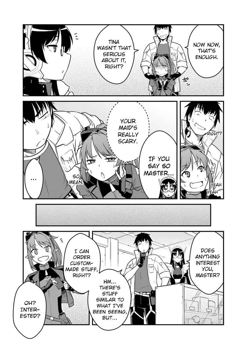 Mezametara Saikyou Soubi to Uchuusenmochi Datta node, Ikkodate Mezashite Youhei toshite Jiyuu ni Ikitai Chapter 43.1 page 8