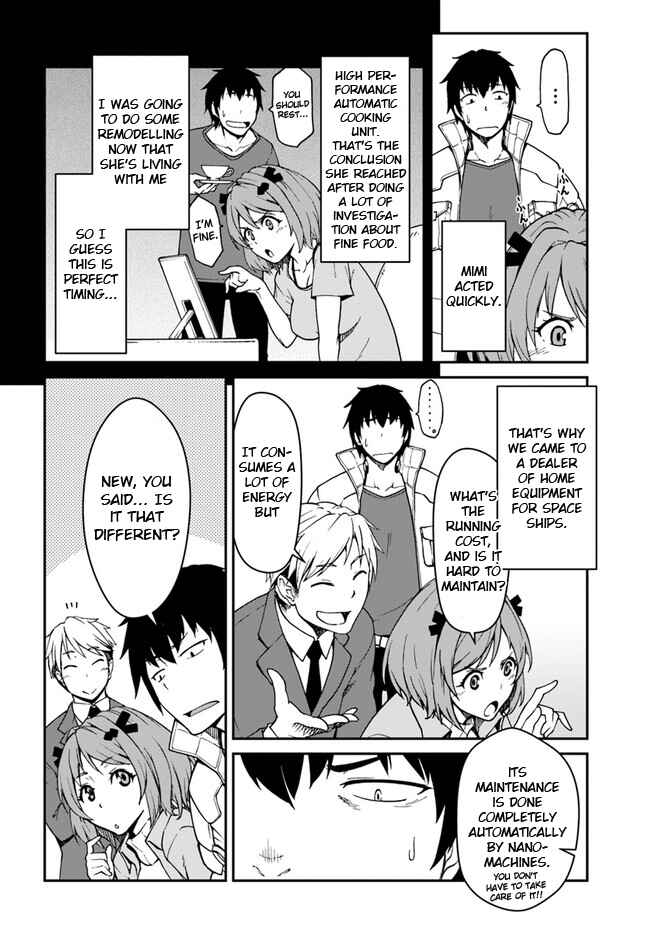 Mezametara Saikyou Soubi to Uchuusenmochi Datta node, Ikkodate Mezashite Youhei toshite Jiyuu ni Ikitai Chapter 7.2 page 1