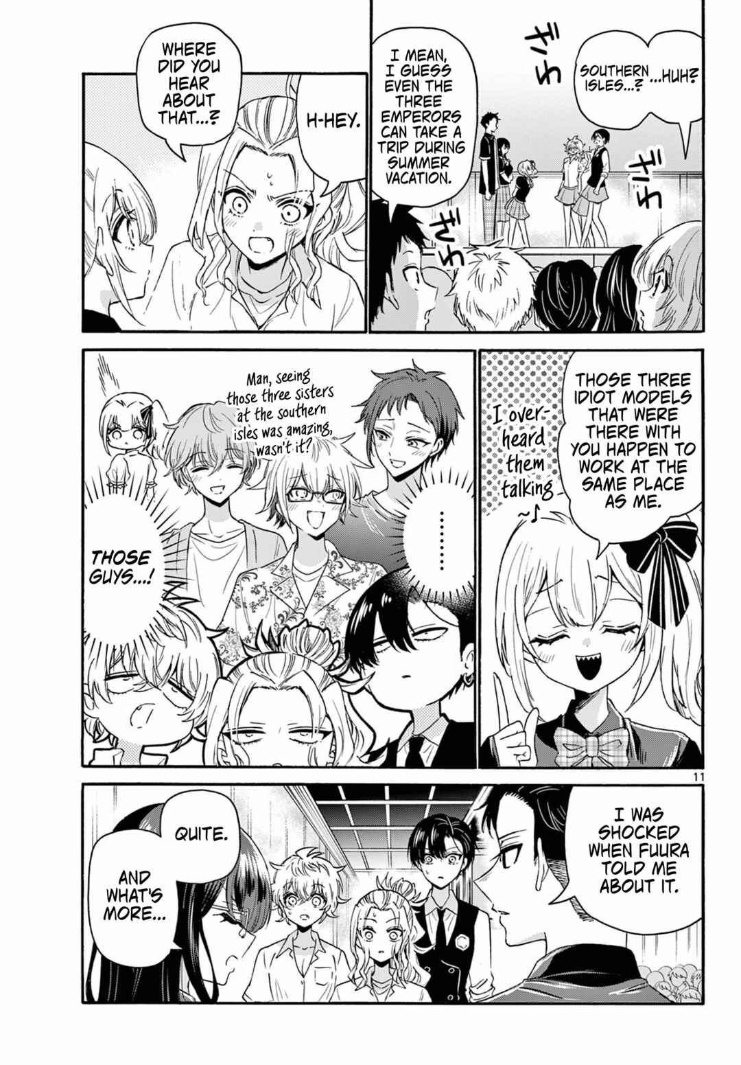 Mikadono Sanshimai wa Angai, Choroi. Chapter 124 page 10