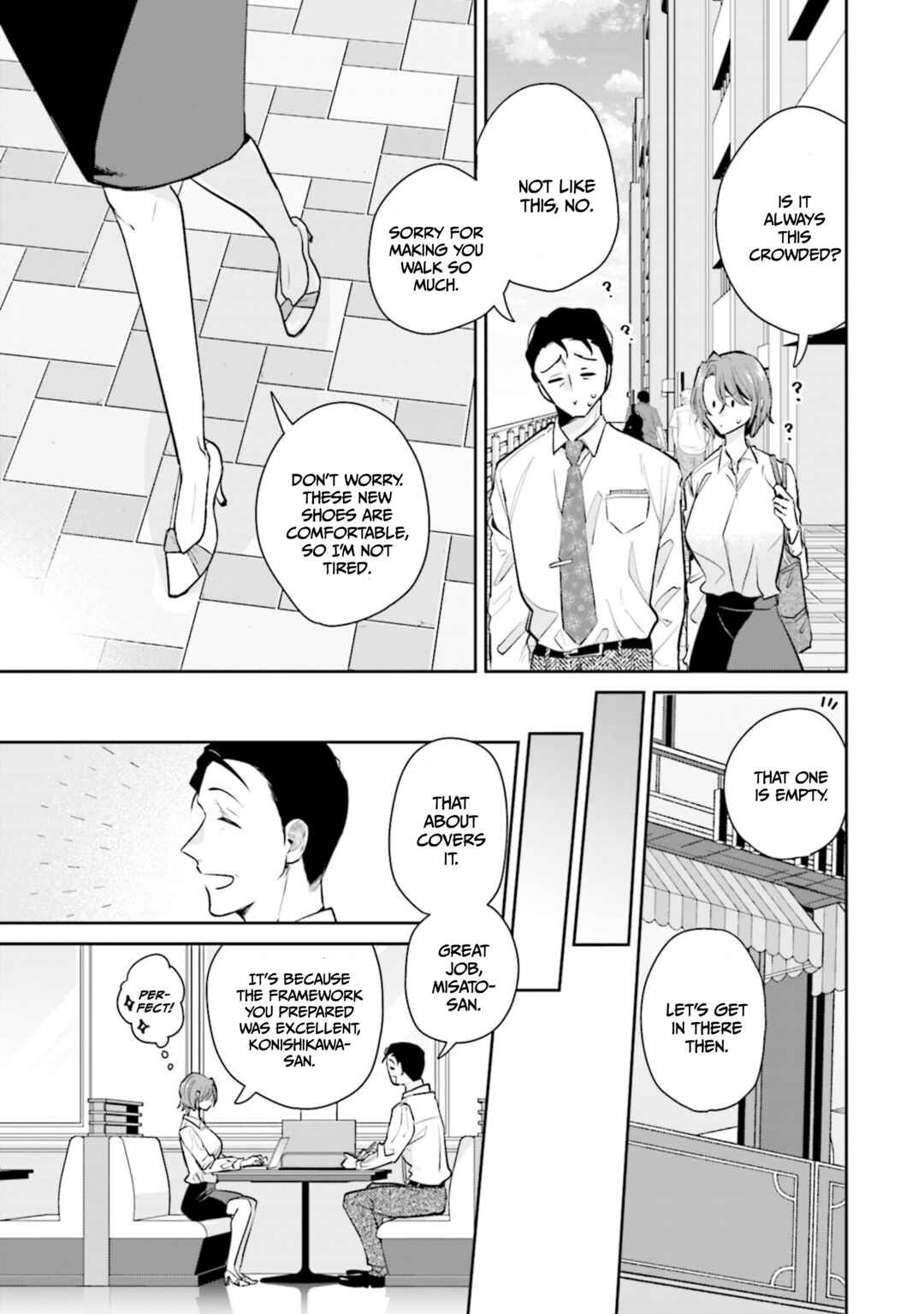 Misato-san wa Amasugi Joushi ni Chotto Kibishii Chapter 13 page 12
