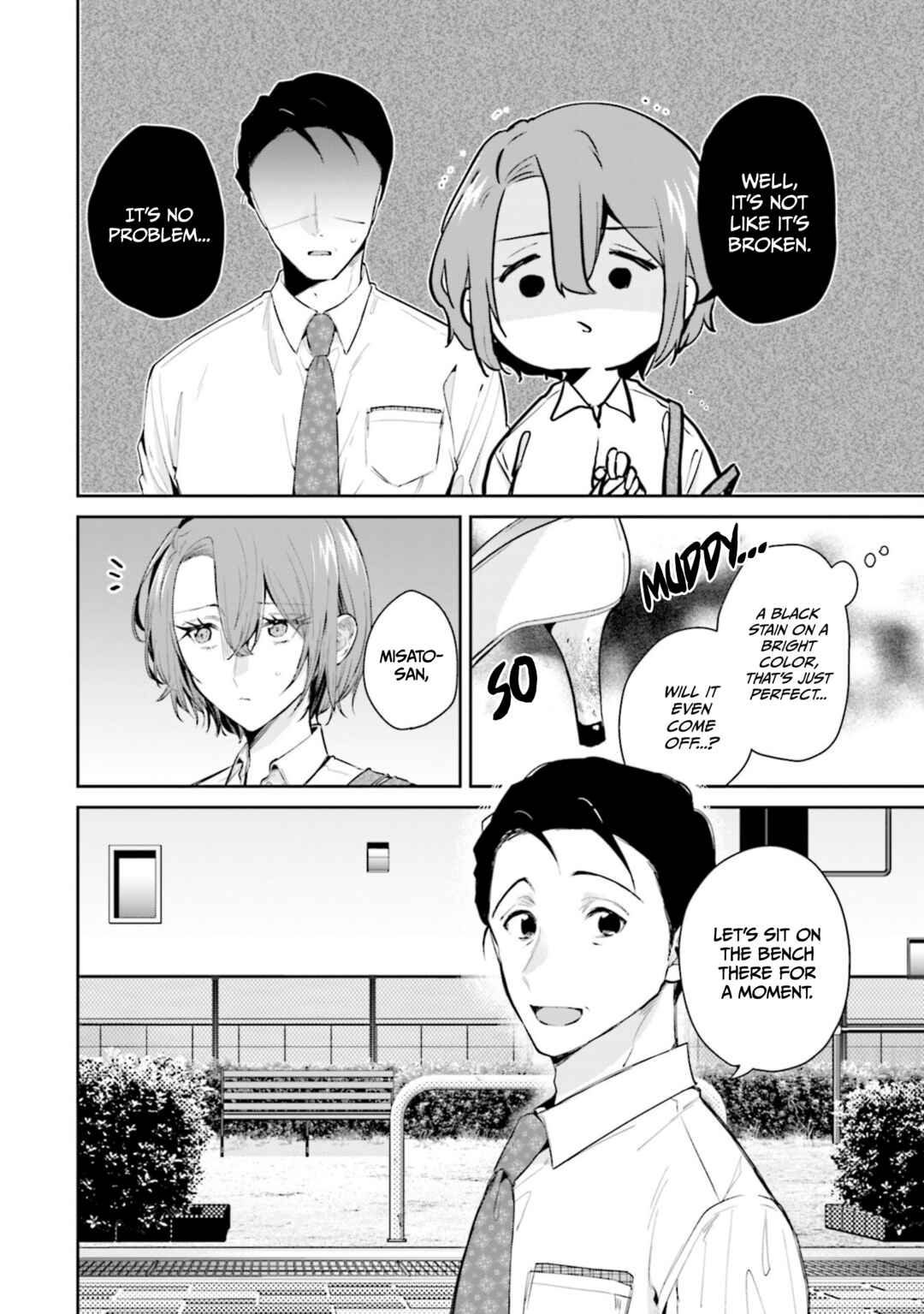 Misato-san wa Amasugi Joushi ni Chotto Kibishii Chapter 13 page 15