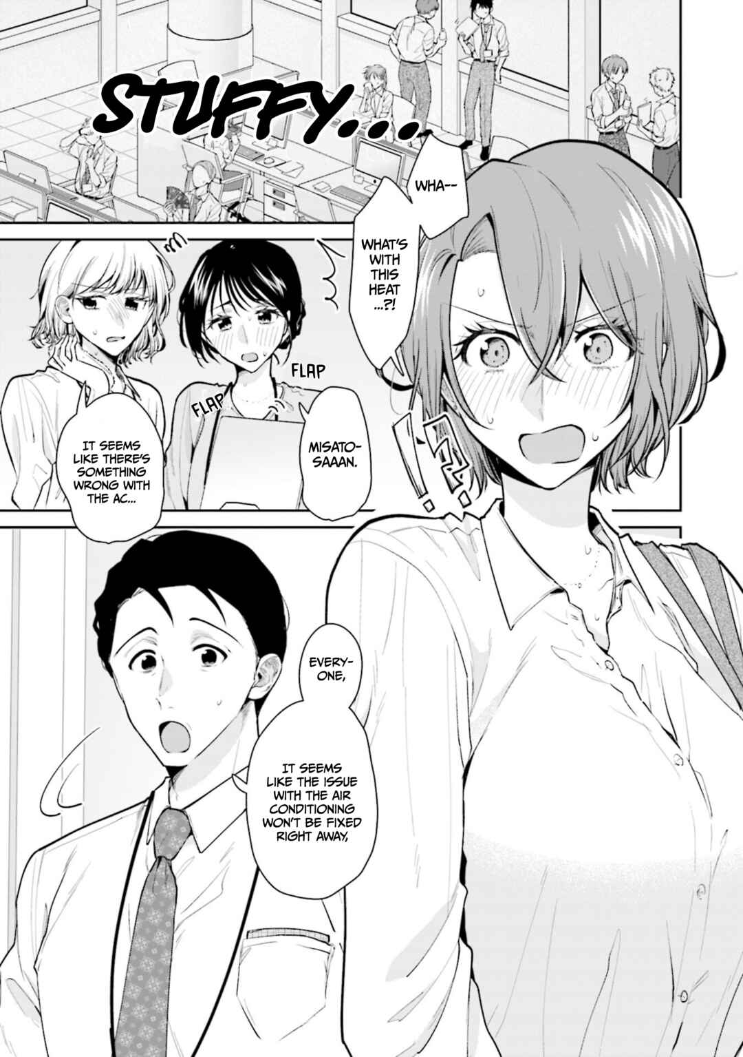 Misato-san wa Amasugi Joushi ni Chotto Kibishii Chapter 13 page 2