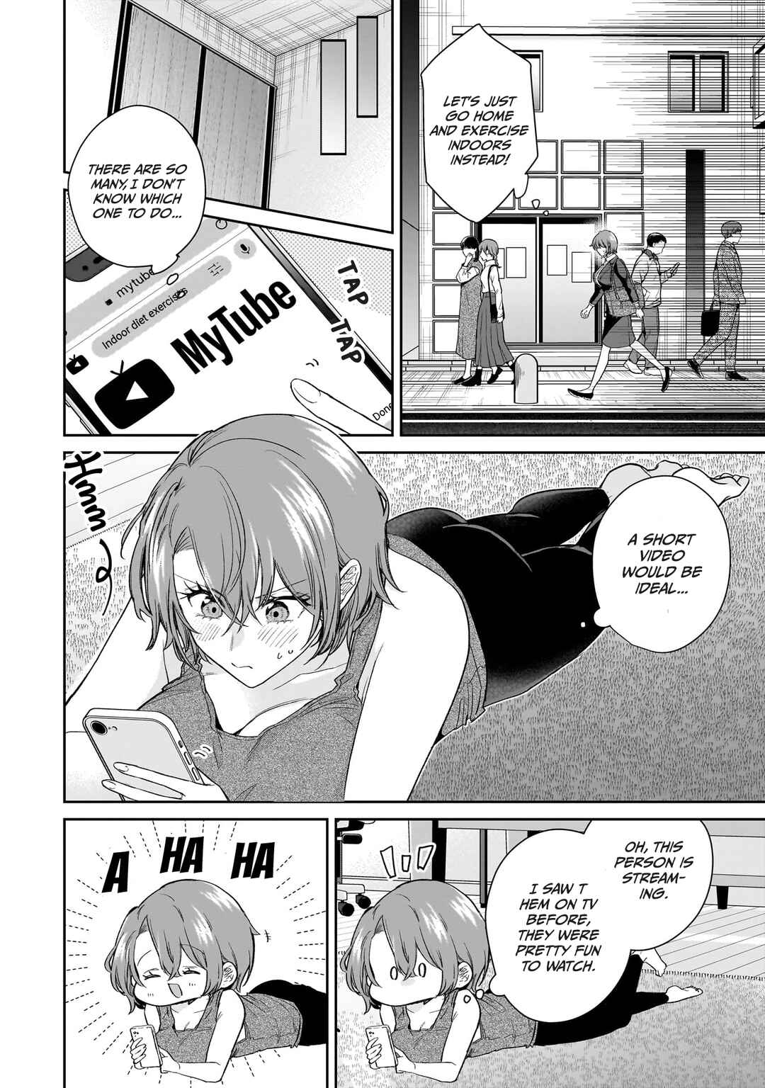 Misato-san wa Amasugi Joushi ni Chotto Kibishii Chapter 20 page 9