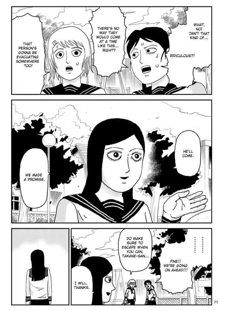 Mob Psycho 100 Chapter 100.1 page 73