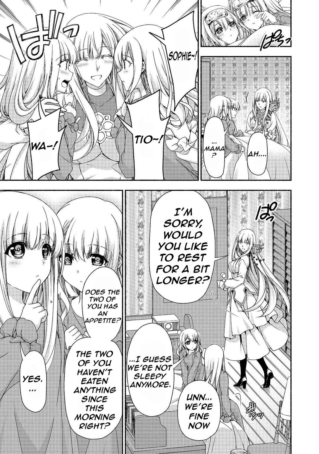Moto Kizoku Reijou de Mikon no Haha Desuga, Musumetachi ga Kawaii Sugite Boukenshagyo mo Ku ni Narimasen Chapter 14 page 12