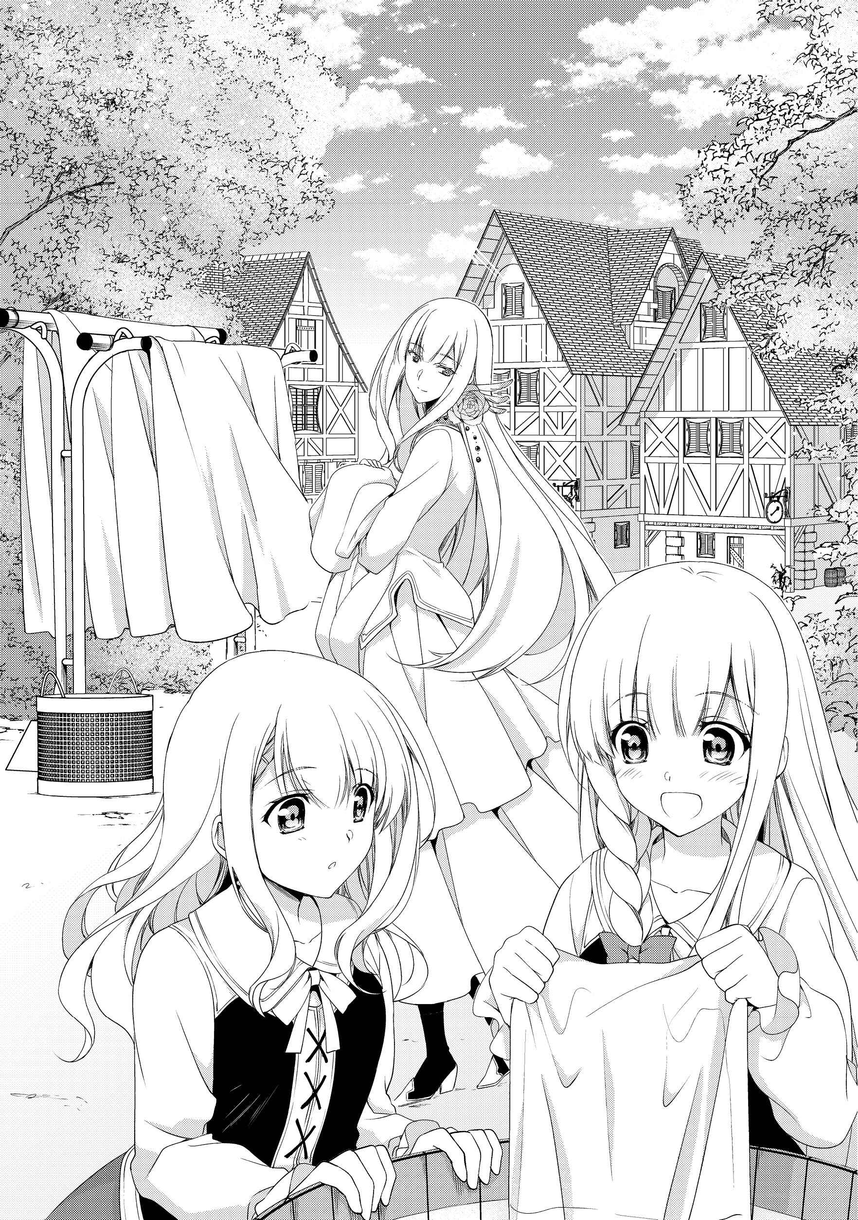Moto Kizoku Reijou de Mikon no Haha Desuga, Musumetachi ga Kawaii Sugite Boukenshagyo mo Ku ni Narimasen Chapter 2.1 page 4