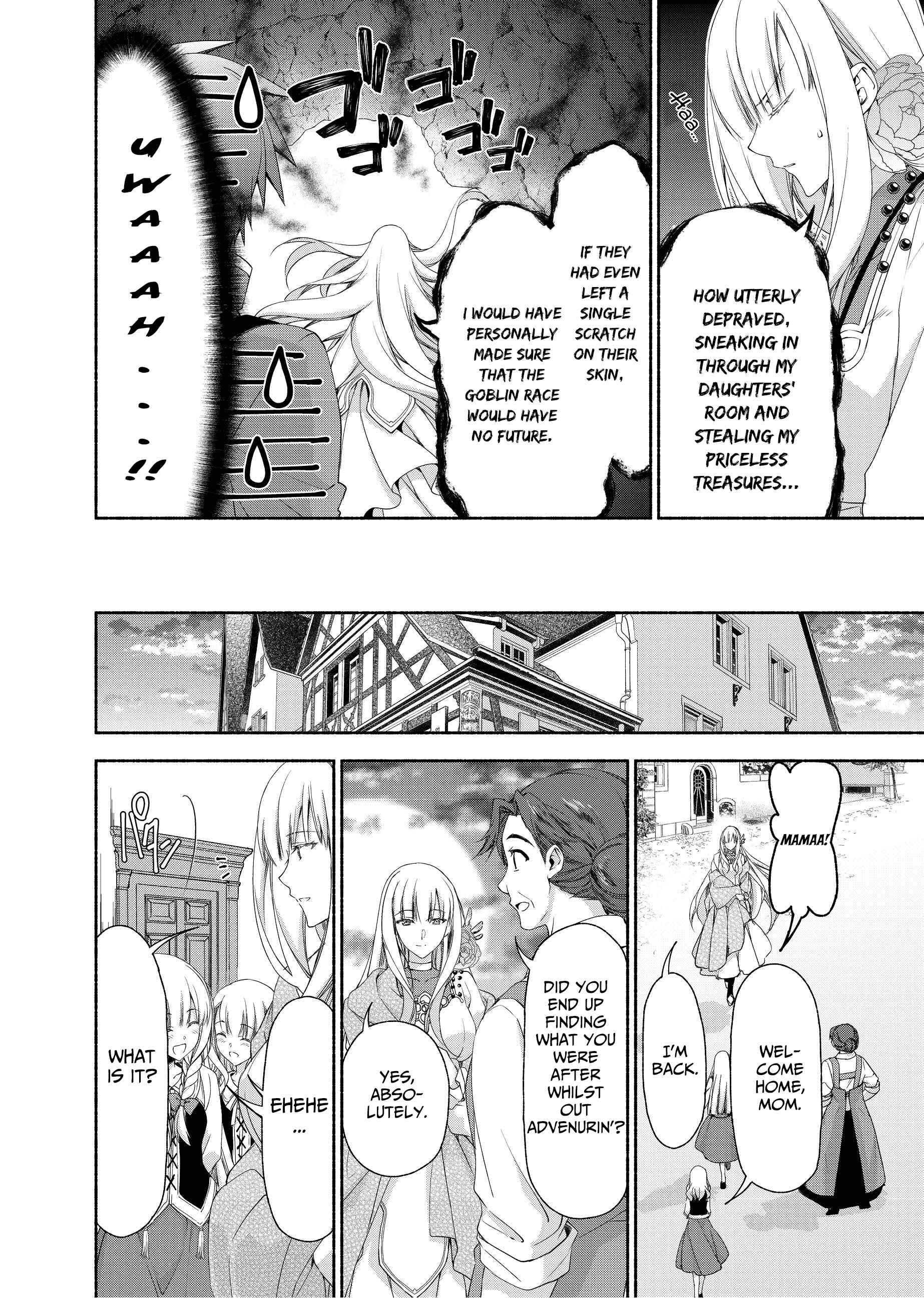 Moto Kizoku Reijou de Mikon no Haha Desuga, Musumetachi ga Kawaii Sugite Boukenshagyo mo Ku ni Narimasen Chapter 3 page 32