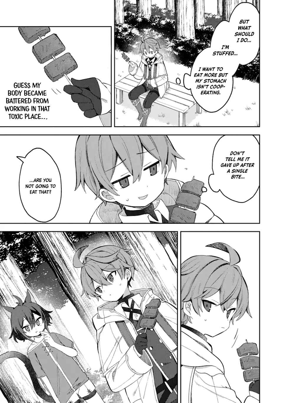 "Mou…. Hatarakitakunaindesu" Boukensha Nanka Yamete yaru. Imasara, Taiguu wo Kaerukara to Onegai sarete mo Okotowaridesu. Boku wa Zettai Hatarakimasen. Chapter 2.1 page 9