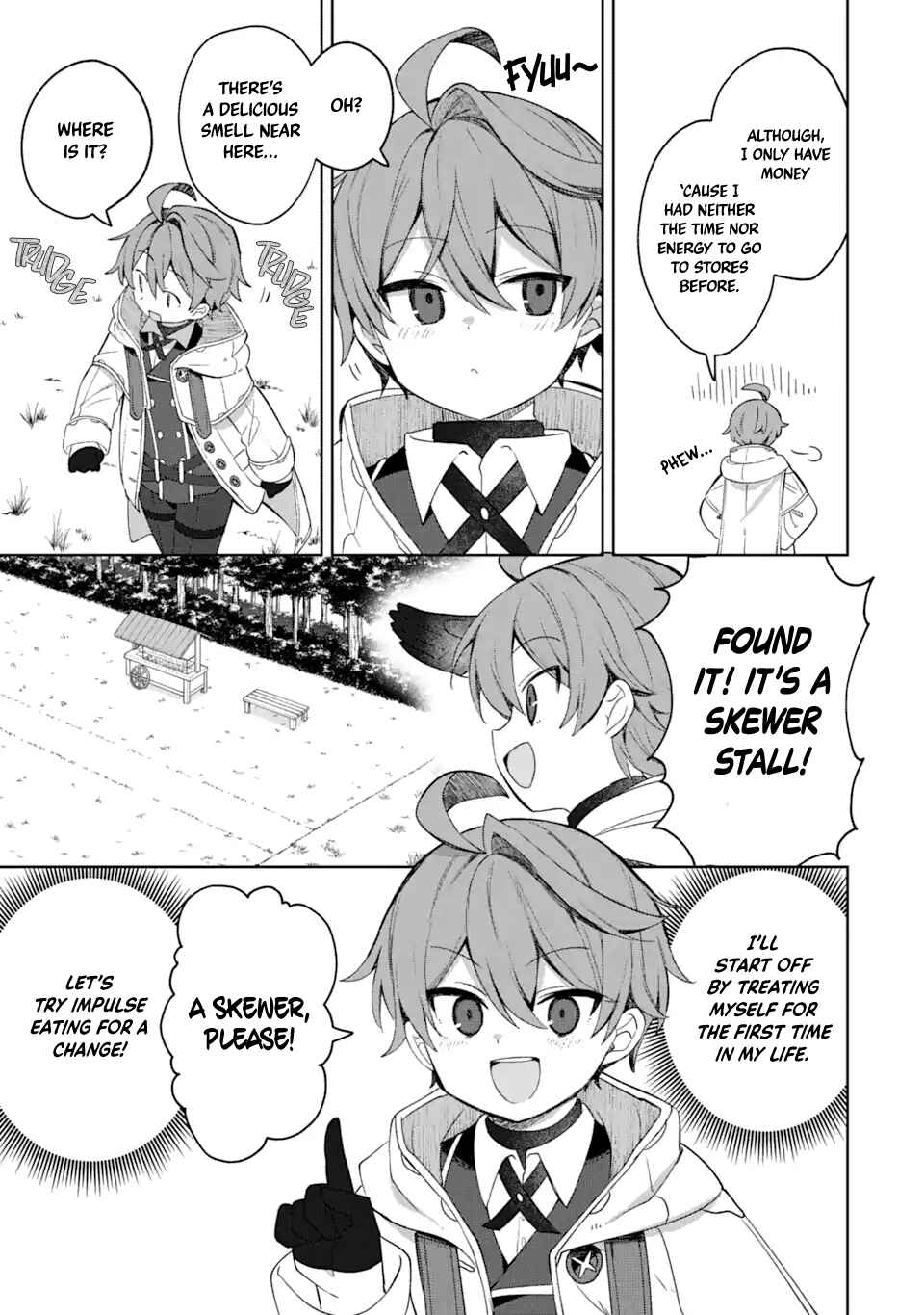 "Mou…. Hatarakitakunaindesu" Boukensha Nanka Yamete yaru. Imasara, Taiguu wo Kaerukara to Onegai sarete mo Okotowaridesu. Boku wa Zettai Hatarakimasen. Chapter 2.1 page 3
