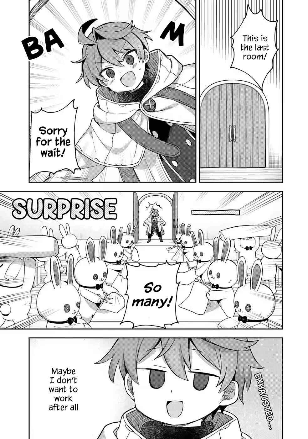 "Mou…. Hatarakitakunaindesu" Boukensha Nanka Yamete yaru. Imasara, Taiguu wo Kaerukara to Onegai sarete mo Okotowaridesu. Boku wa Zettai Hatarakimasen. Chapter 5.2 page 5