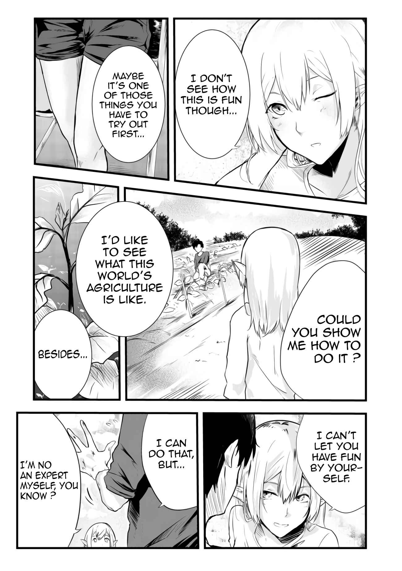 Mujintou de Elf to Kyoudou Seikatsu Chapter 2 page 13