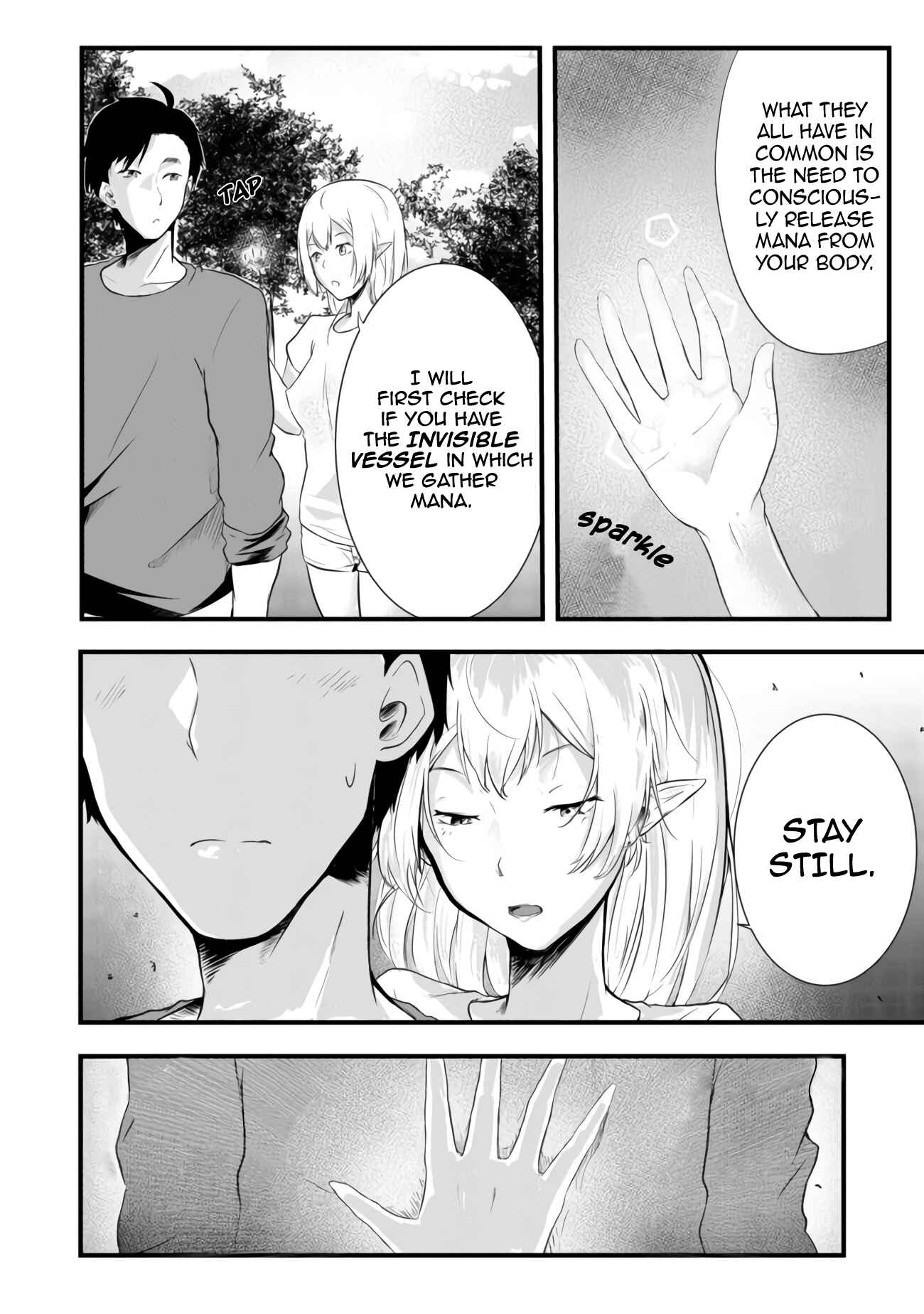 Mujintou de Elf to Kyoudou Seikatsu Chapter 2 page 18