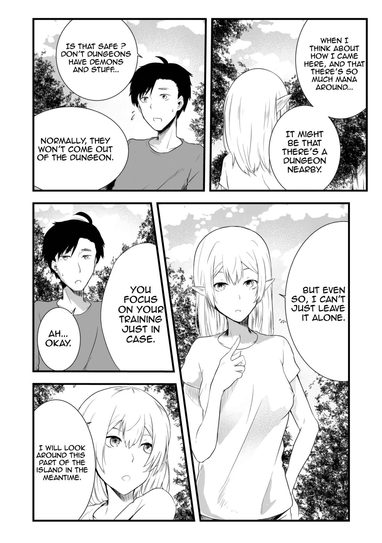 Mujintou de Elf to Kyoudou Seikatsu Chapter 2 page 28