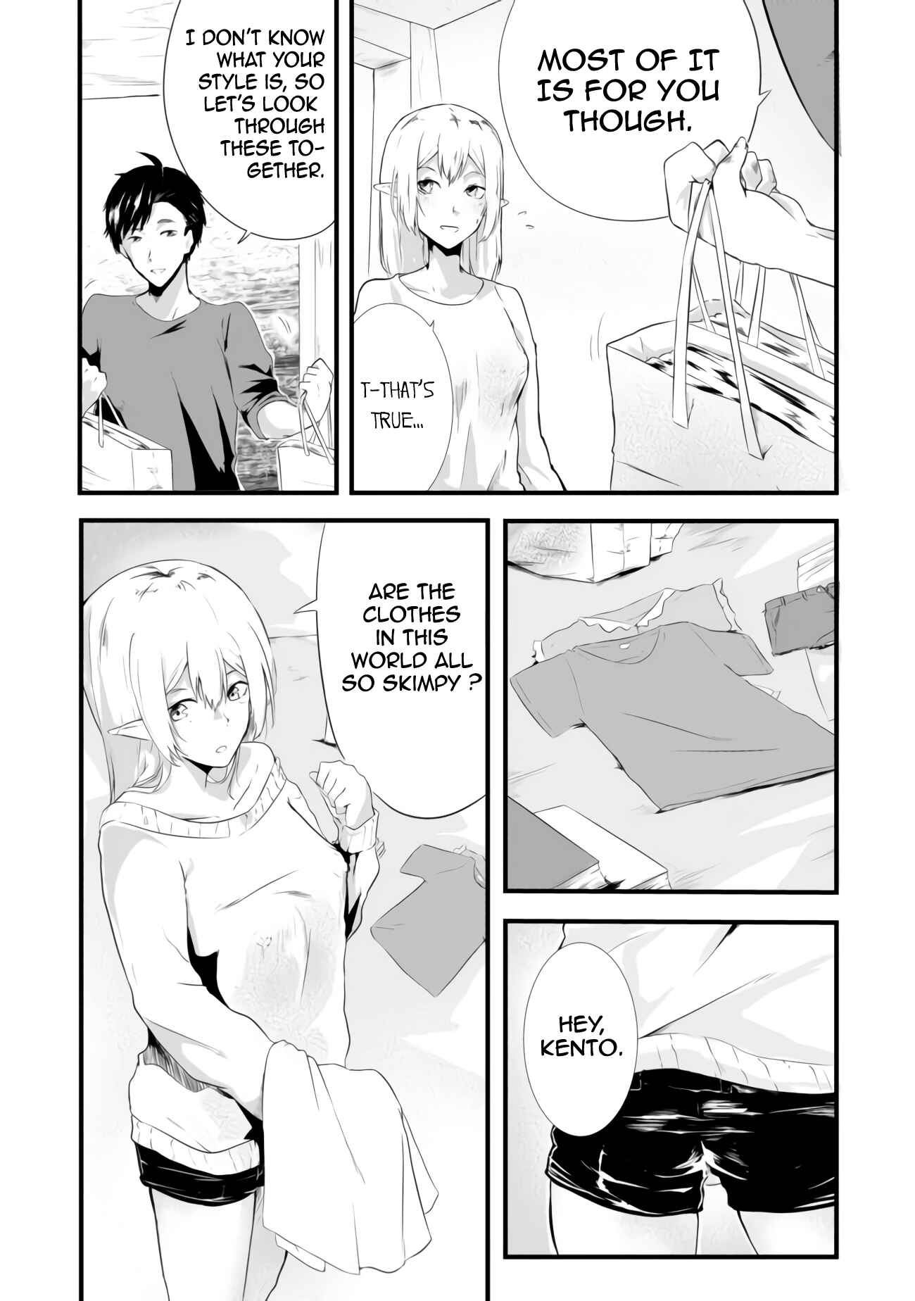 Mujintou de Elf to Kyoudou Seikatsu Chapter 2 page 2