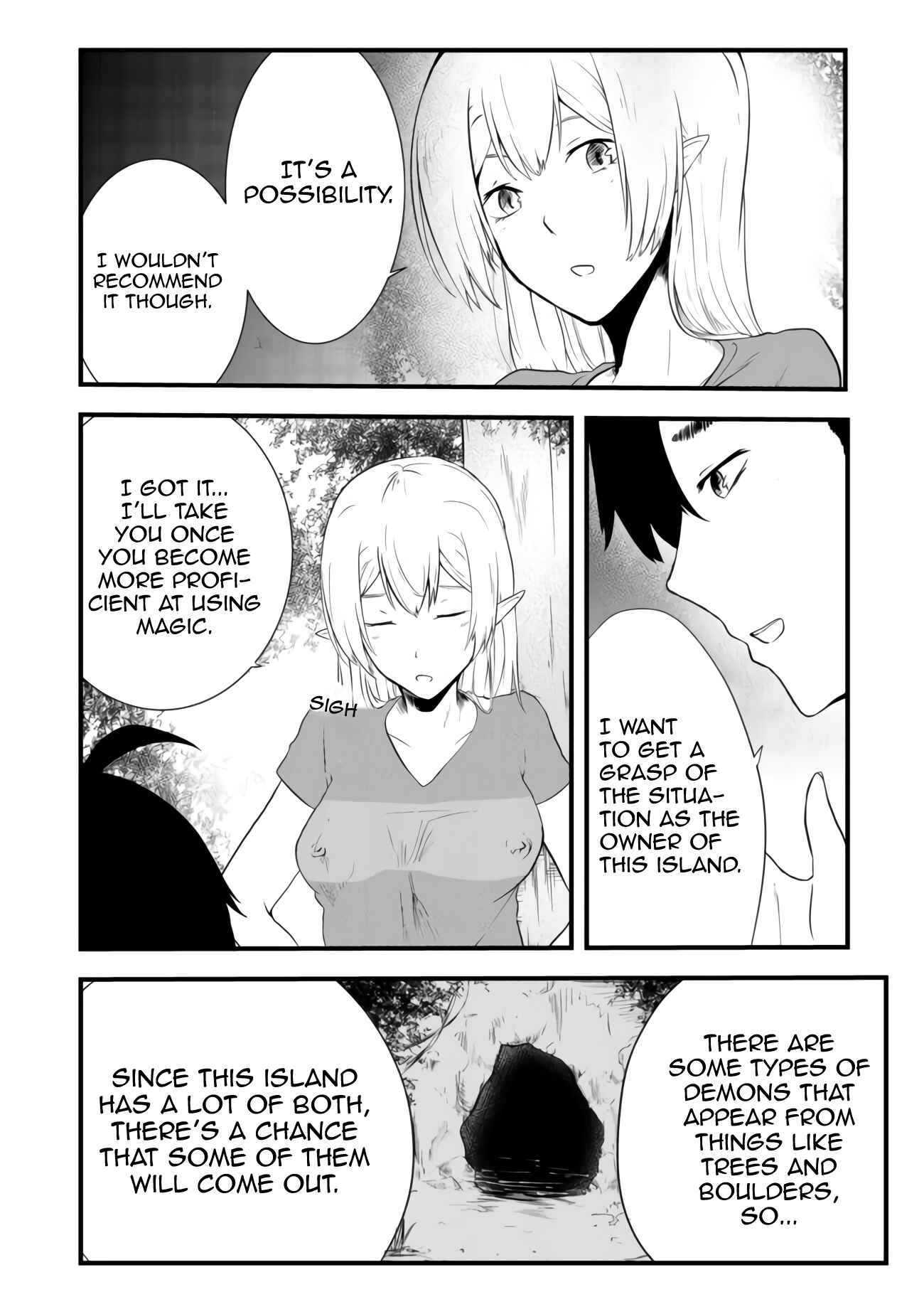 Mujintou de Elf to Kyoudou Seikatsu Chapter 2 page 36