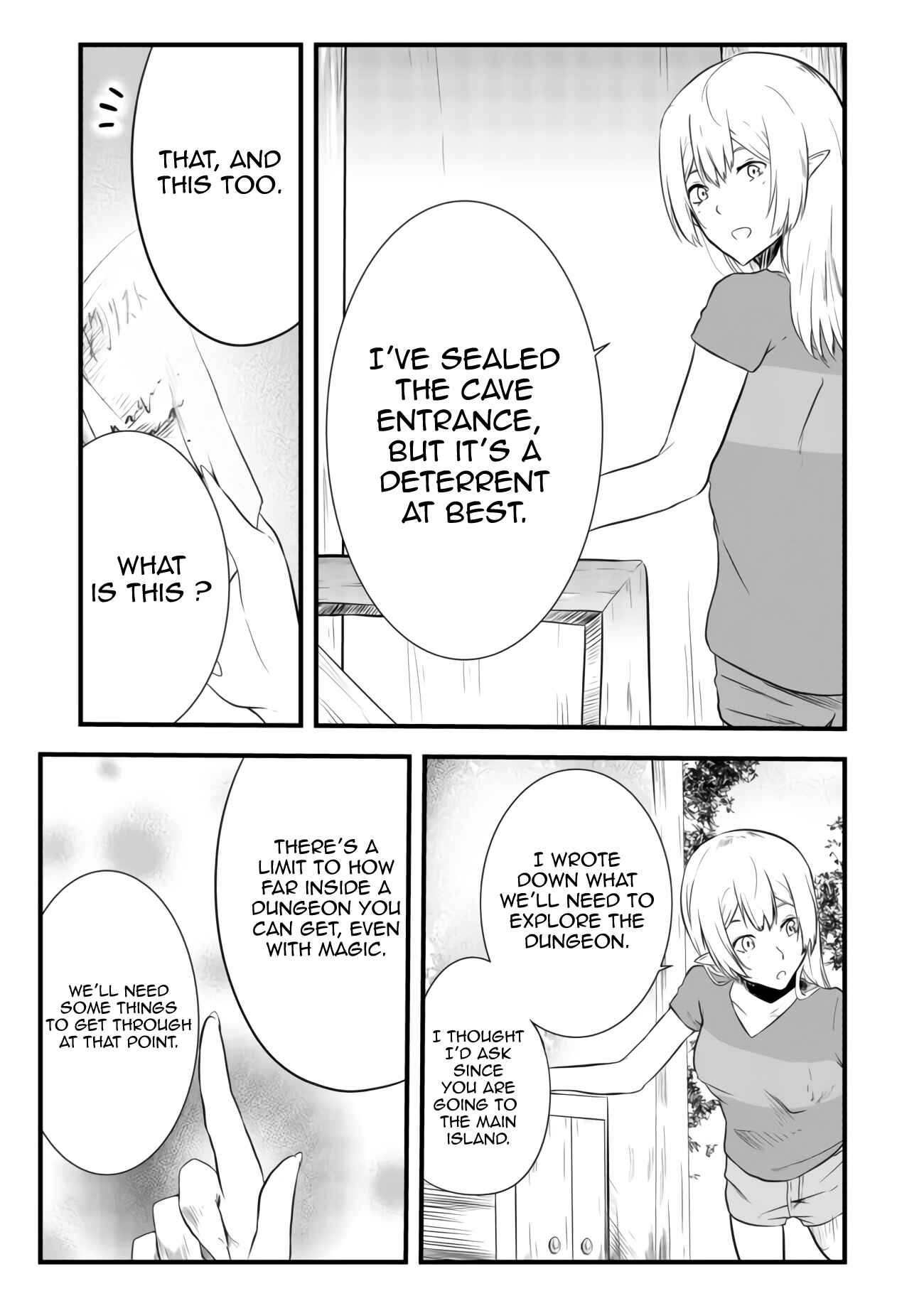 Mujintou de Elf to Kyoudou Seikatsu Chapter 2 page 37