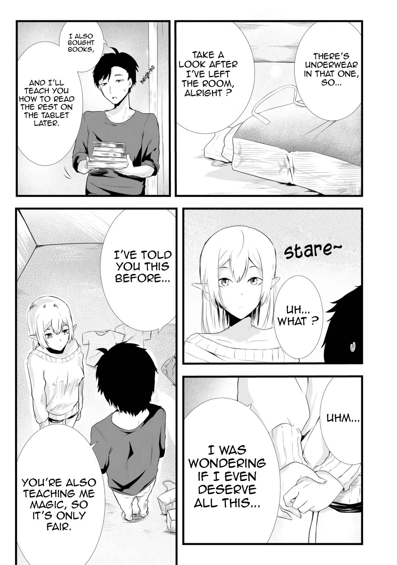 Mujintou de Elf to Kyoudou Seikatsu Chapter 2 page 5
