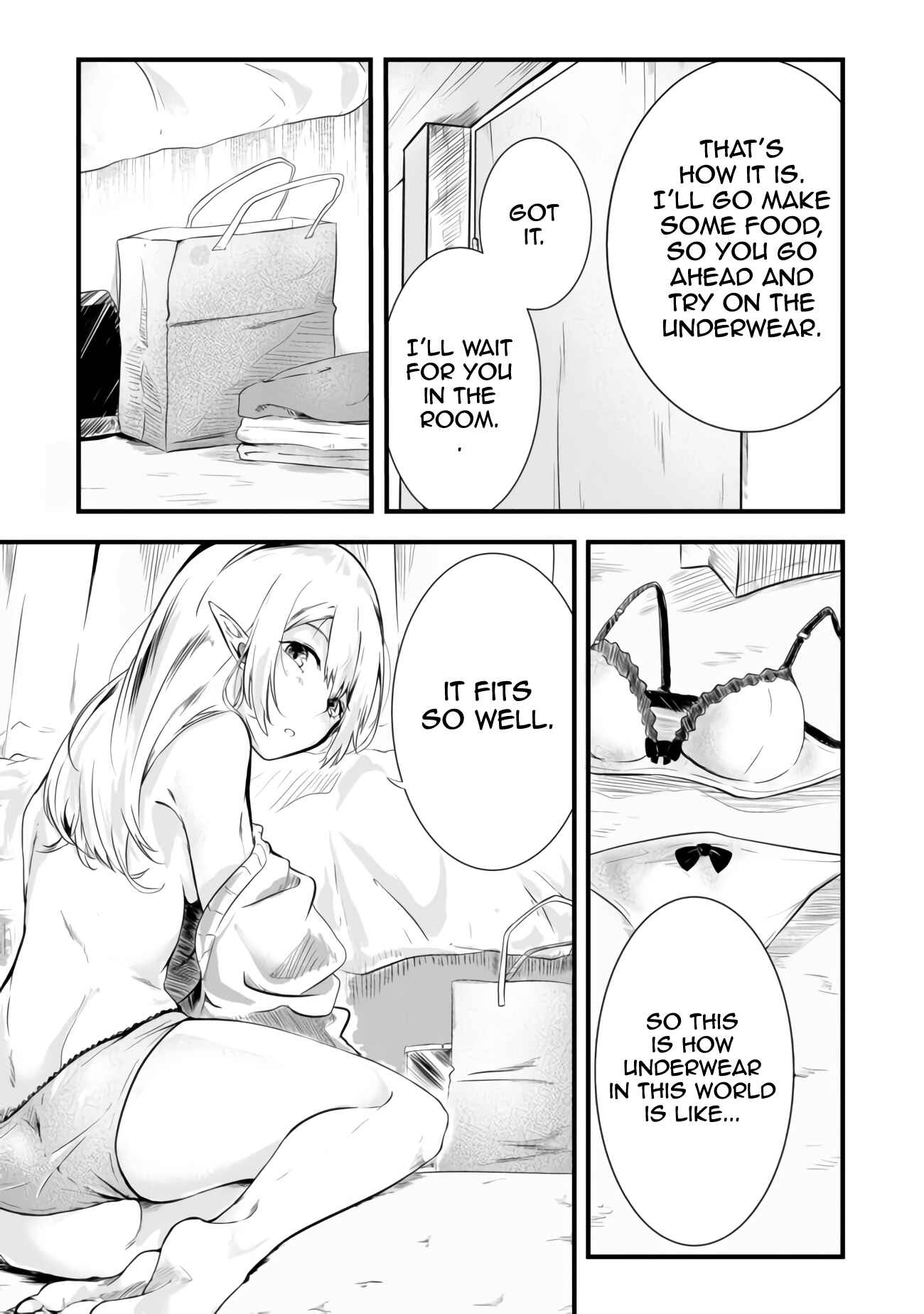 Mujintou de Elf to Kyoudou Seikatsu Chapter 2 page 7