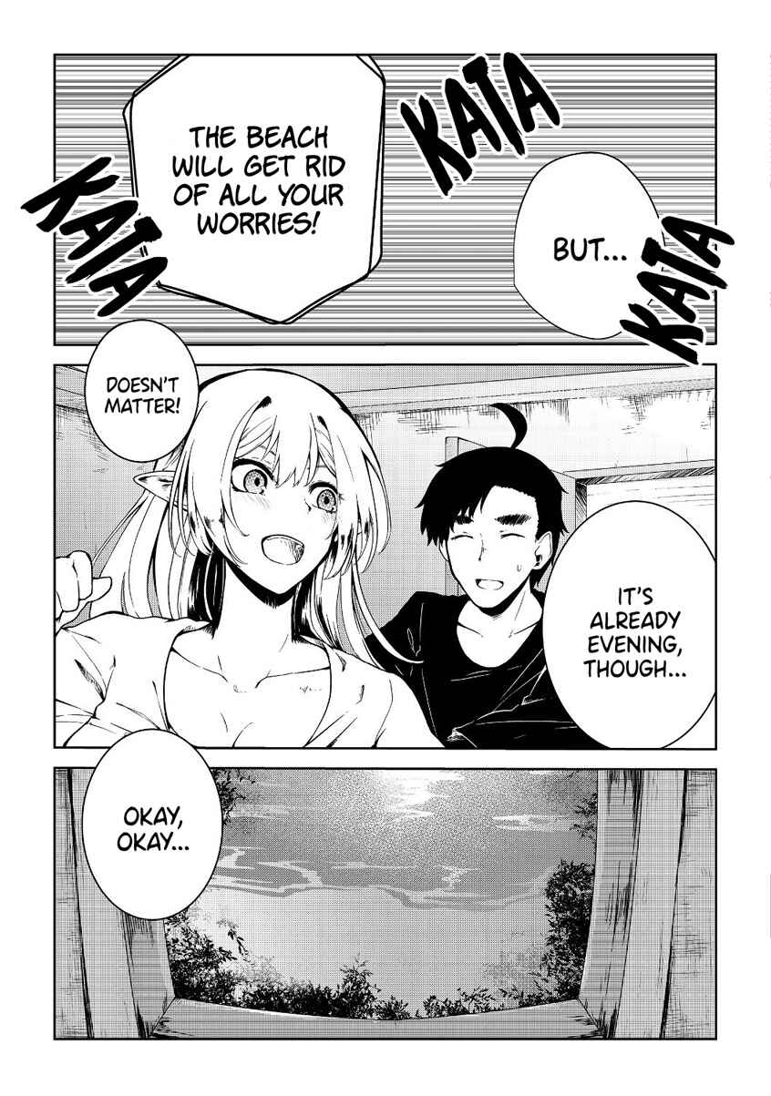 Mujintou de Elf to Kyoudou Seikatsu Chapter 9 page 14
