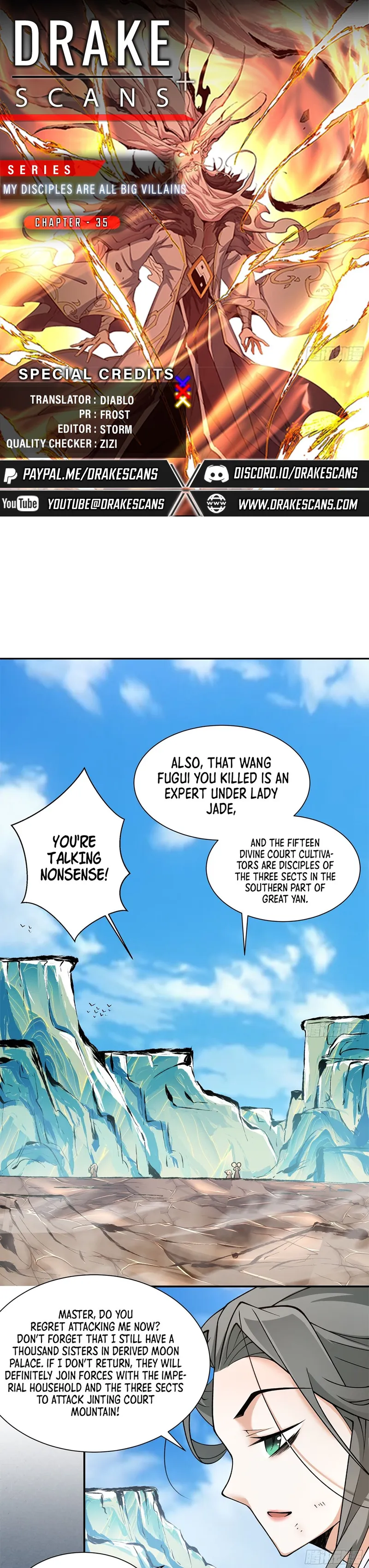 My Disciples Are All Big Villains Chapter 35 page 0