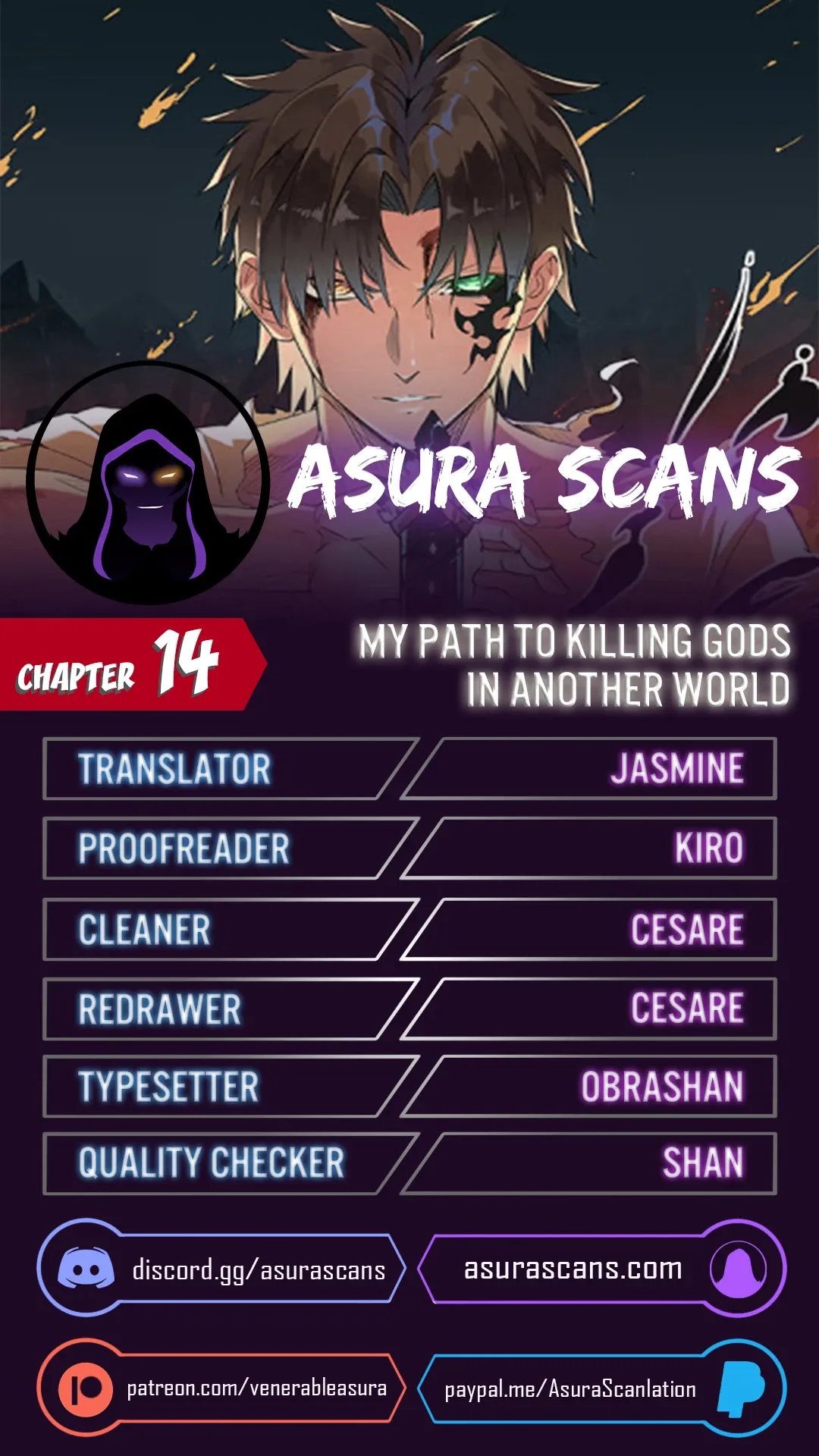 My Path to Killing Gods in Another World Chapter 14 page 0