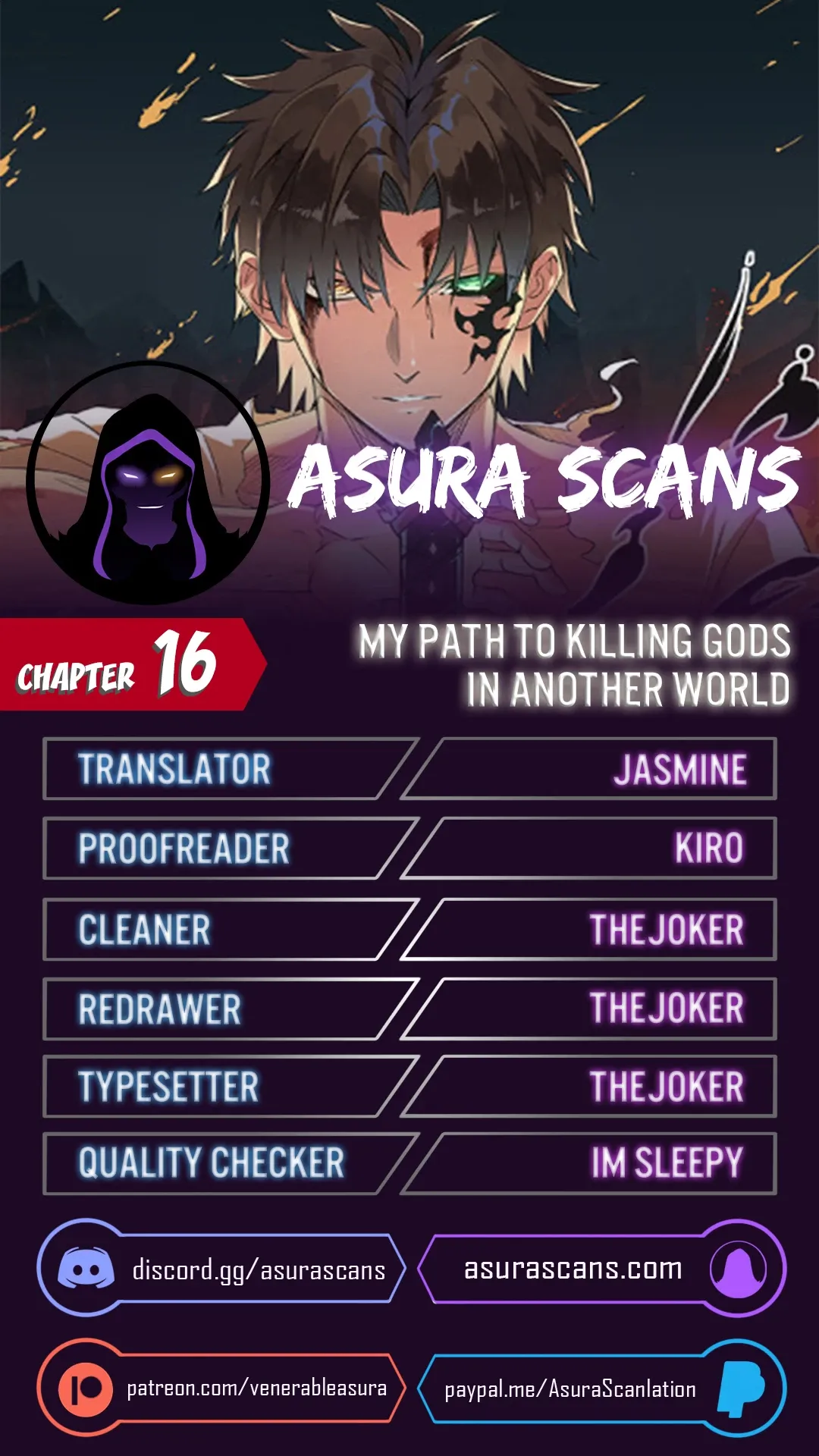 My Path to Killing Gods in Another World Chapter 16 page 0