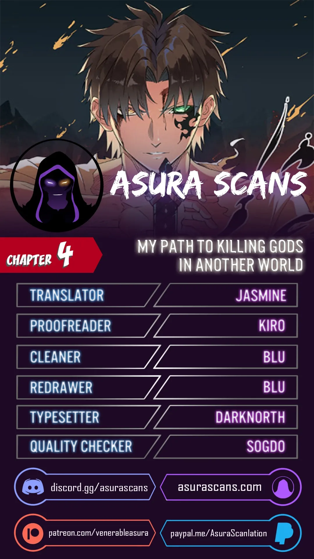 My Path to Killing Gods in Another World Chapter 4 page 0