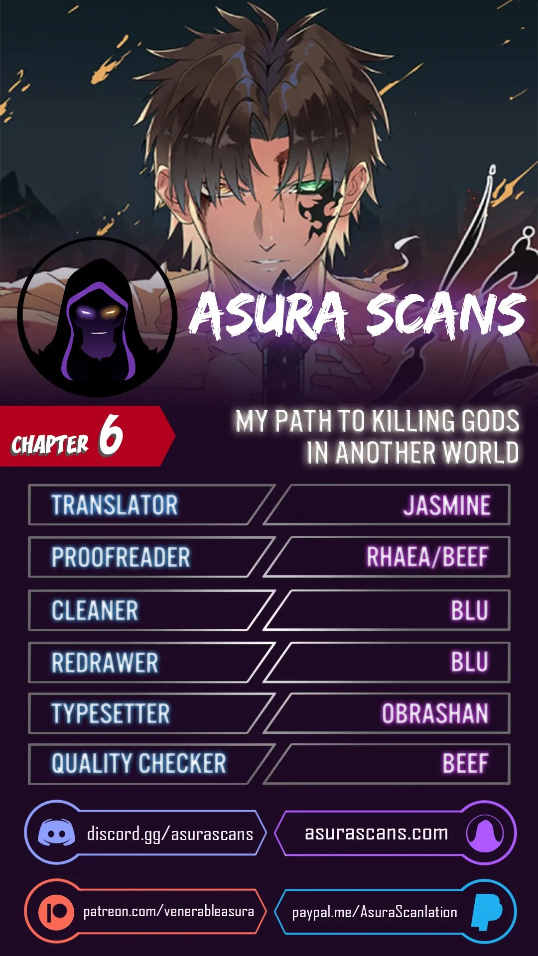 My Path to Killing Gods in Another World Chapter 6 page 0