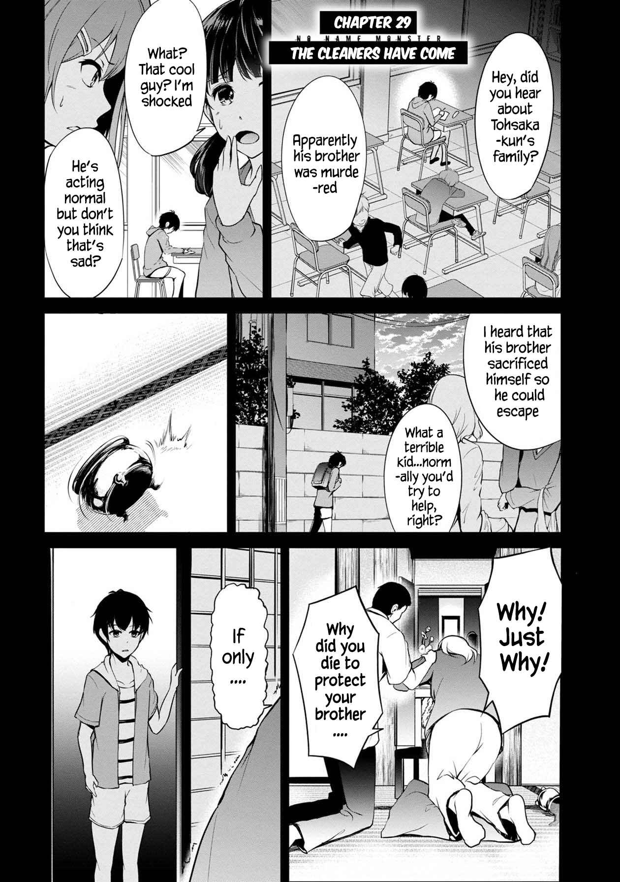 Namae no nai Kaibutsu – Kumo to Shoujo to Ryoki Satsujin Chapter 29 page 1