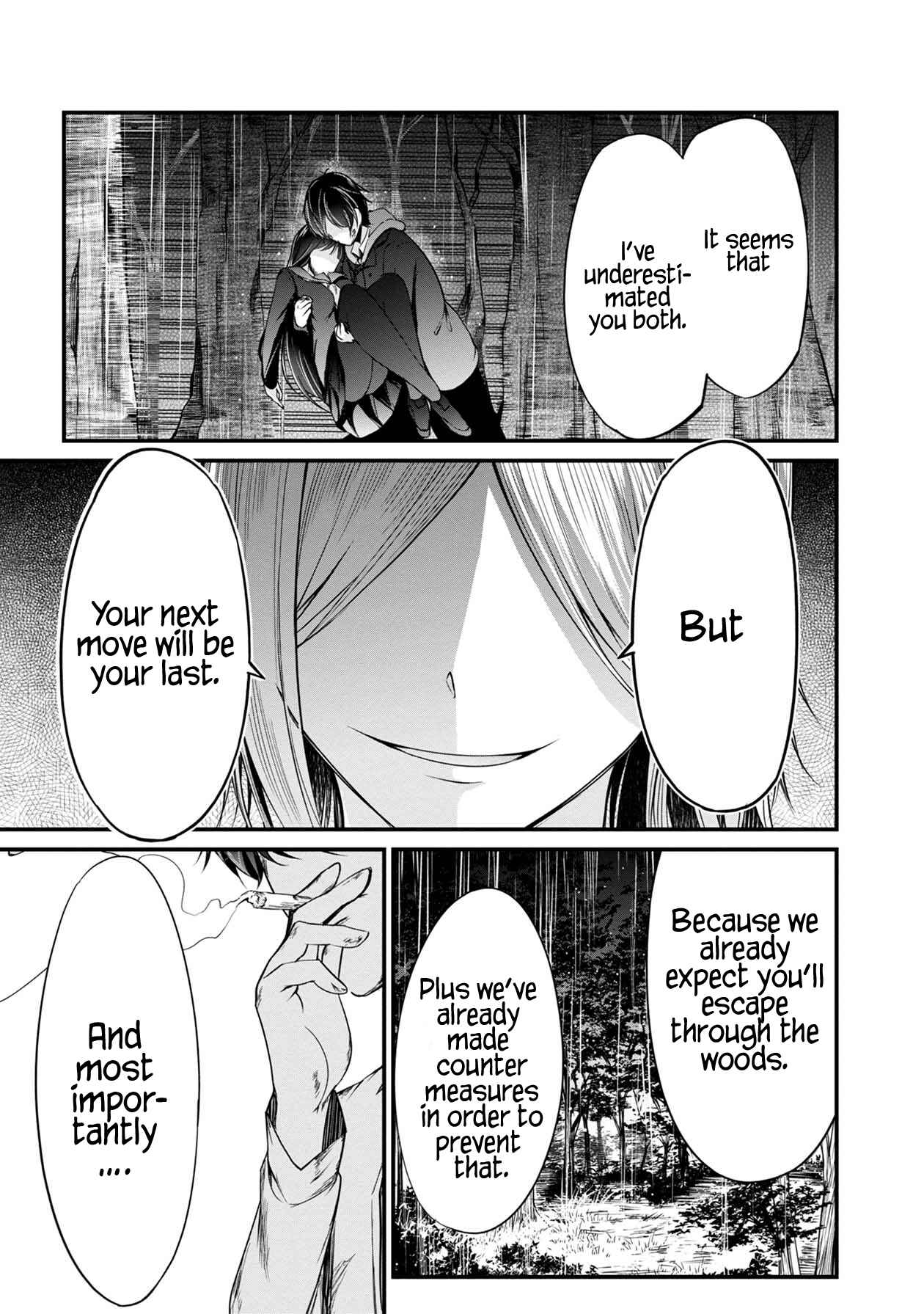 Namae no nai Kaibutsu – Kumo to Shoujo to Ryoki Satsujin Chapter 30 page 15