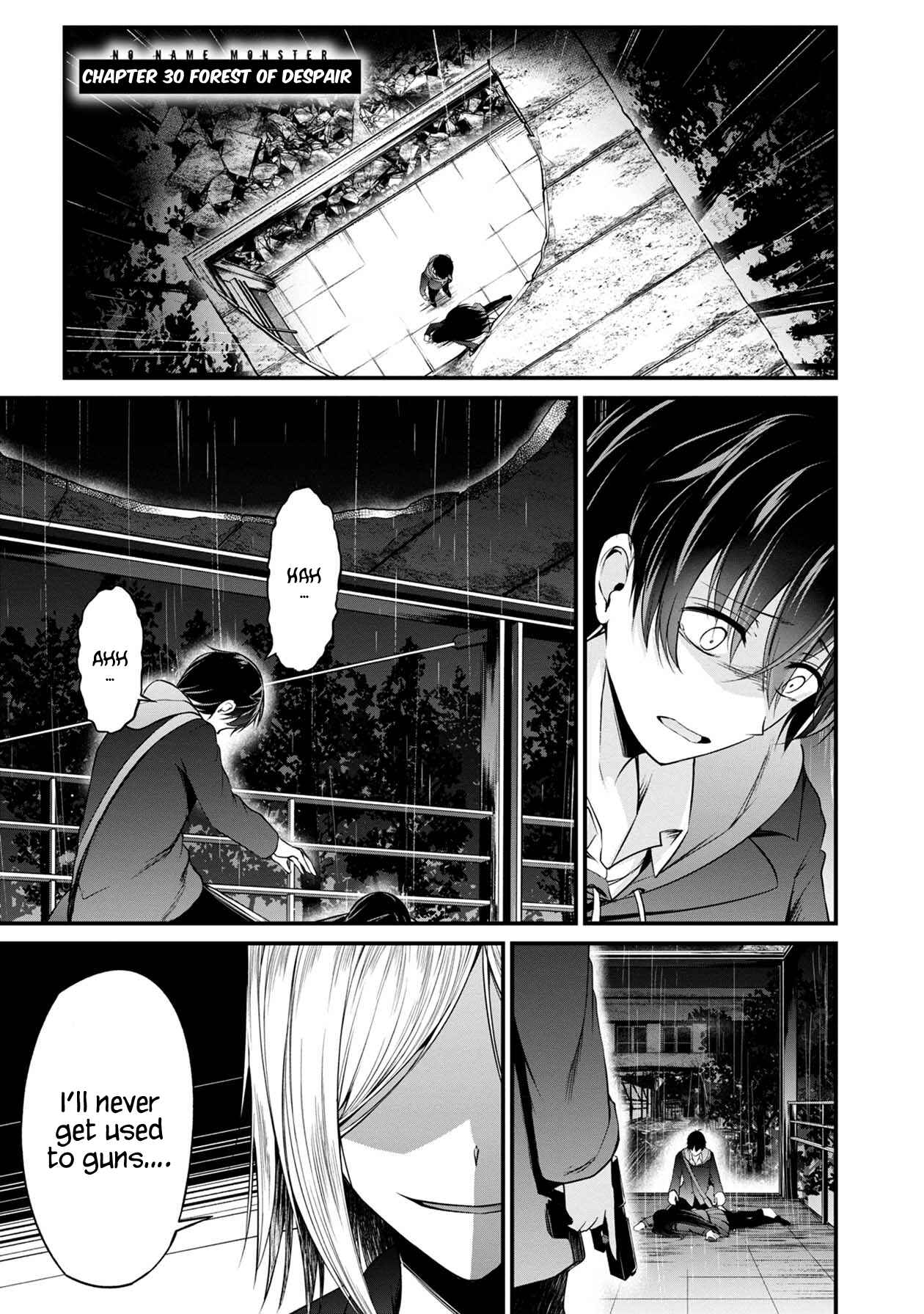 Namae no nai Kaibutsu – Kumo to Shoujo to Ryoki Satsujin Chapter 30 page 1