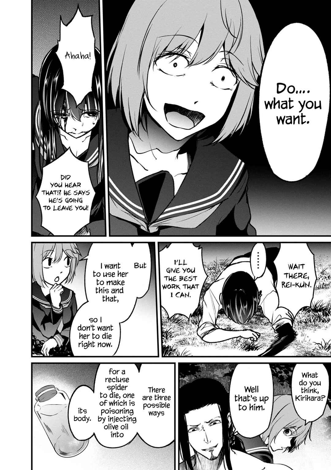 Namae no nai Kaibutsu – Kumo to Shoujo to Ryoki Satsujin Chapter 37 page 30