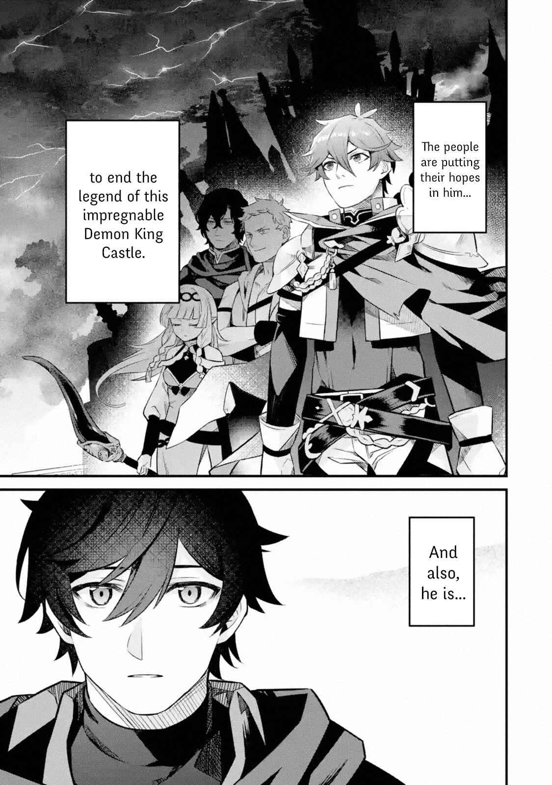Nankoufuraku no Maoujou e Youkoso: Debuff wa Fuyou to Yuusha Party o Oidasareta Kuro Madoushi, Maougun no Saikou Kanbu ni Mukaerareru Chapter 1.5 page 4