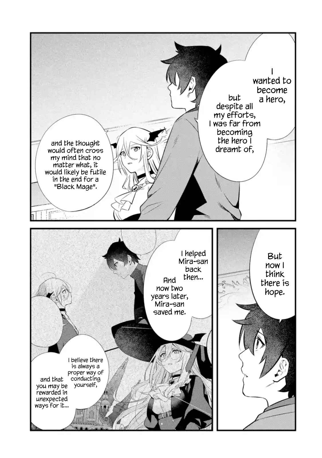 Nankoufuraku no Maoujou e Youkoso: Debuff wa Fuyou to Yuusha Party o Oidasareta Kuro Madoushi, Maougun no Saikou Kanbu ni Mukaerareru Chapter 11 page 36