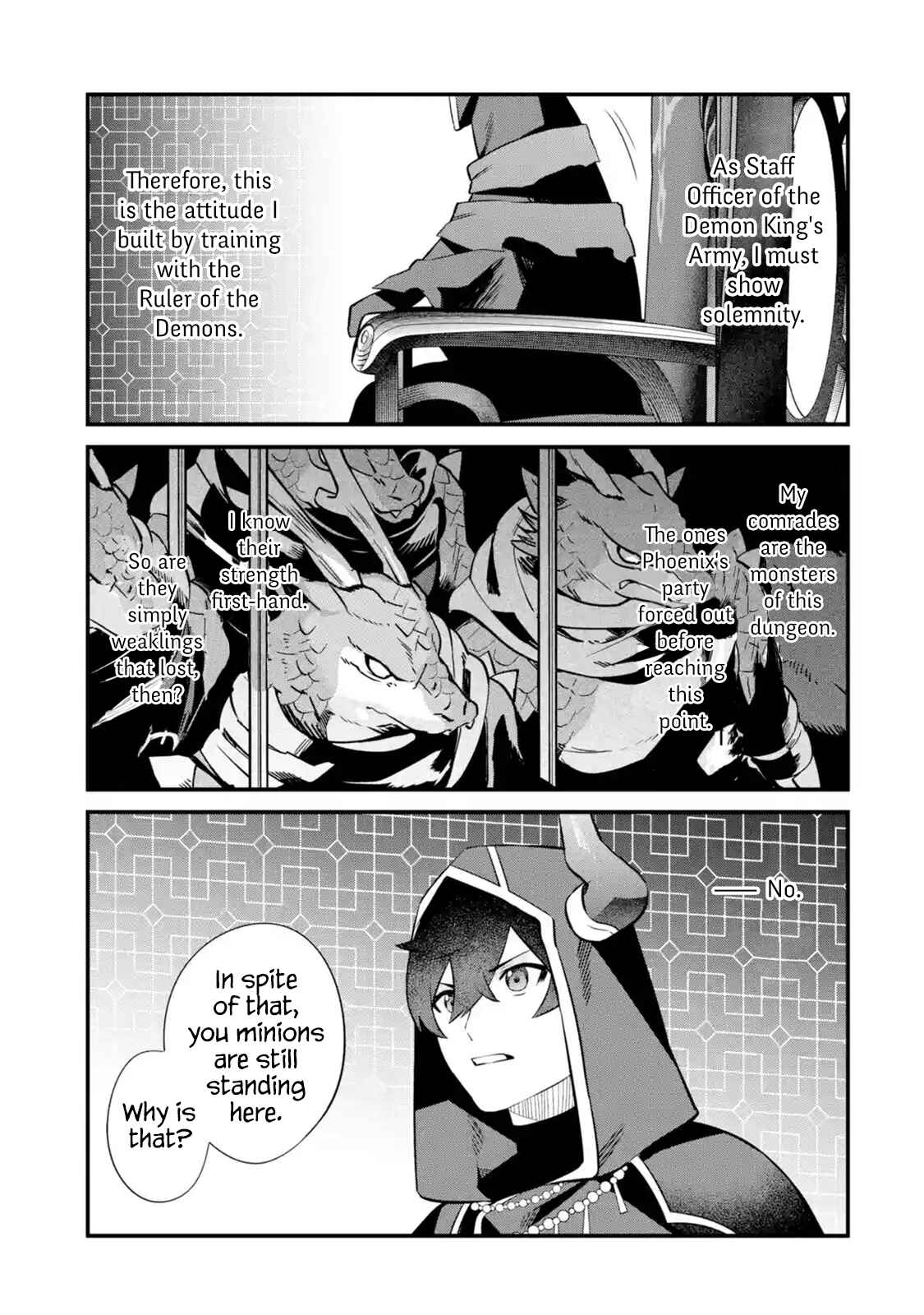 Nankoufuraku no Maoujou e Youkoso: Debuff wa Fuyou to Yuusha Party o Oidasareta Kuro Madoushi, Maougun no Saikou Kanbu ni Mukaerareru Chapter 14 page 16